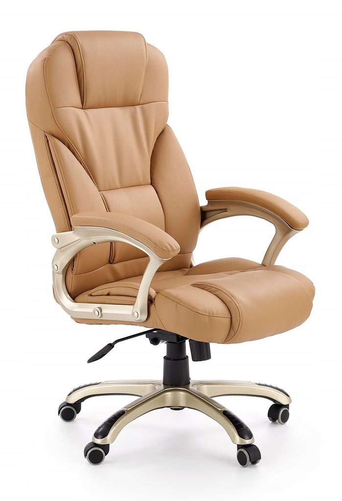 Fotel biurowy Desmond krzesło obrotowe beżowy