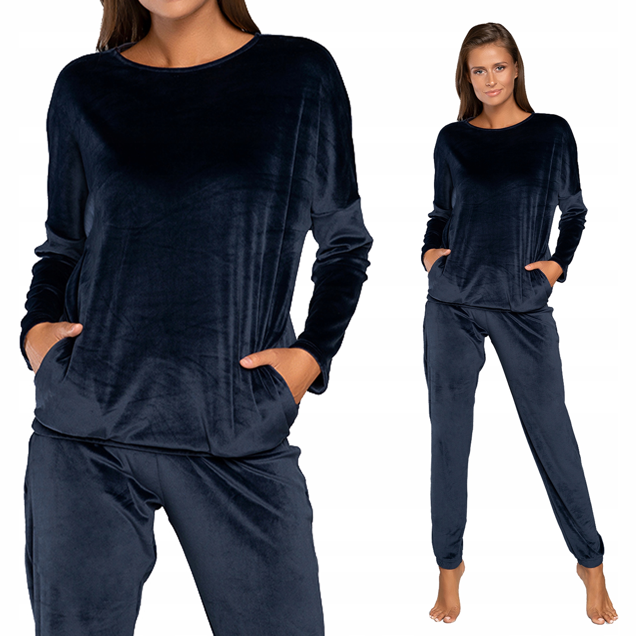 

'juga' Polarowa Piżama Damska - Ciepły Komplet_ L