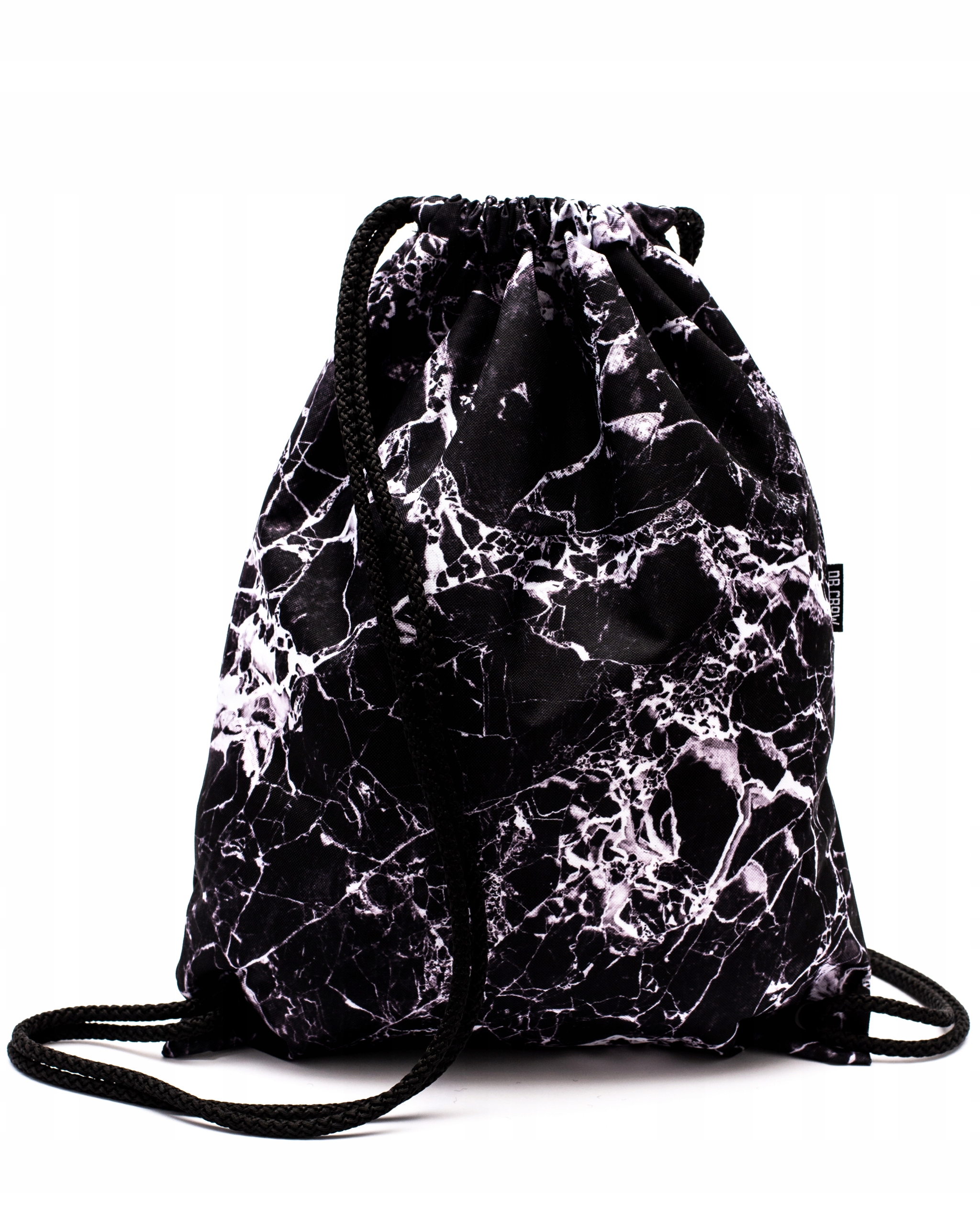 

Worek Plecak Sznurek Wodoodporny Marble Black