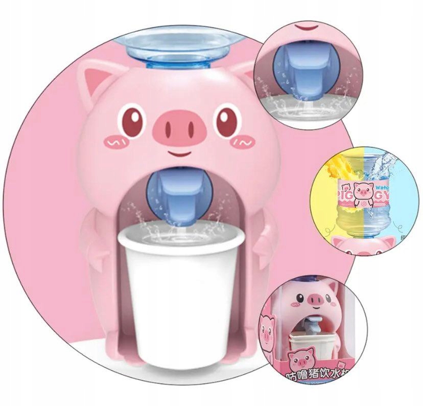 DYSTRYBUTOR DO WODY DLA DZIECI ŚWINKA ZABAWKA EDUKACYJNA Płeć chłopcy dziewczynki