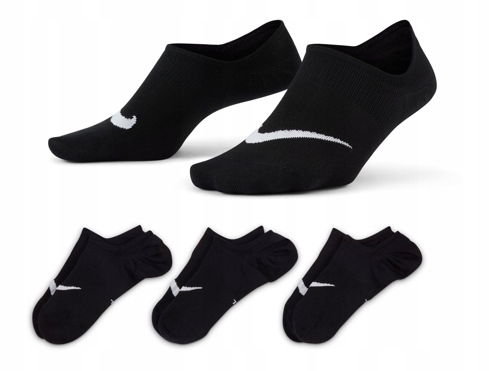Skarpety Nike Everyday Plus Lightweight 3pack SX5277-011 S: 34-38