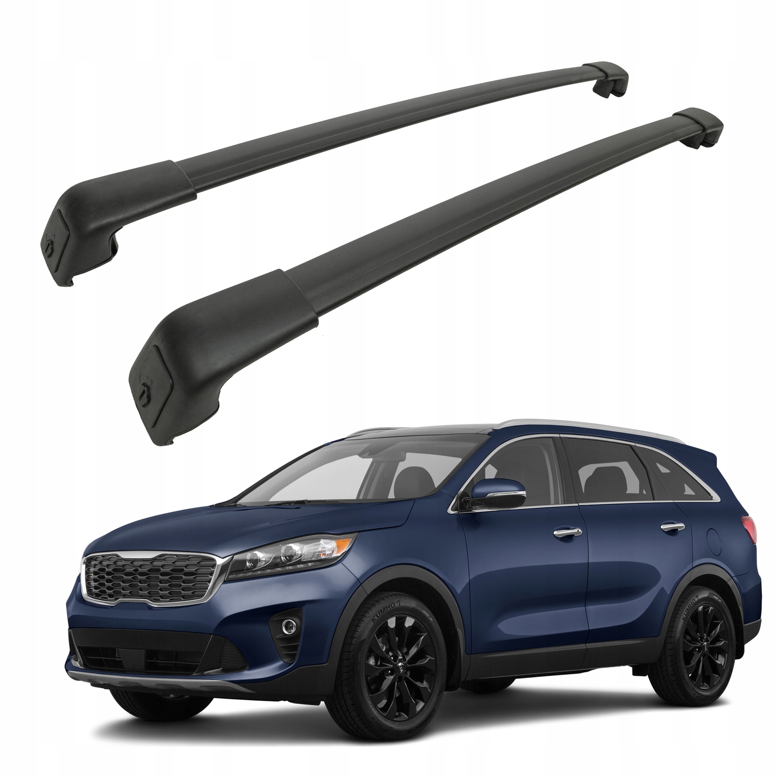 Strešné nosiče priečniky pre Kia Sorento 2015-2020, Oem štýl hliník 2 ks