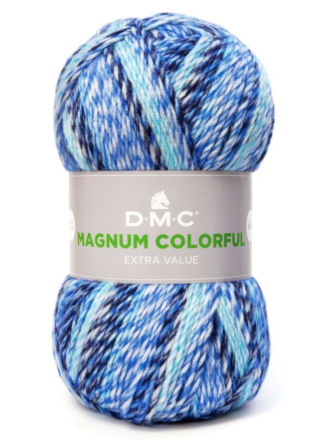 příze DMC Magnum Colorful kol. 015 modro-modro-granátová