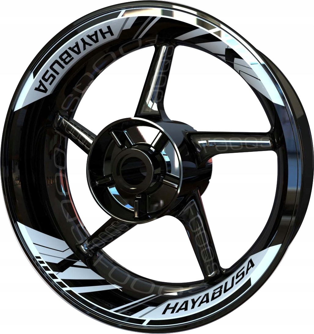 NAKLEJKI NA FELGI FOOQS DO SUZUKI HAYABUSA