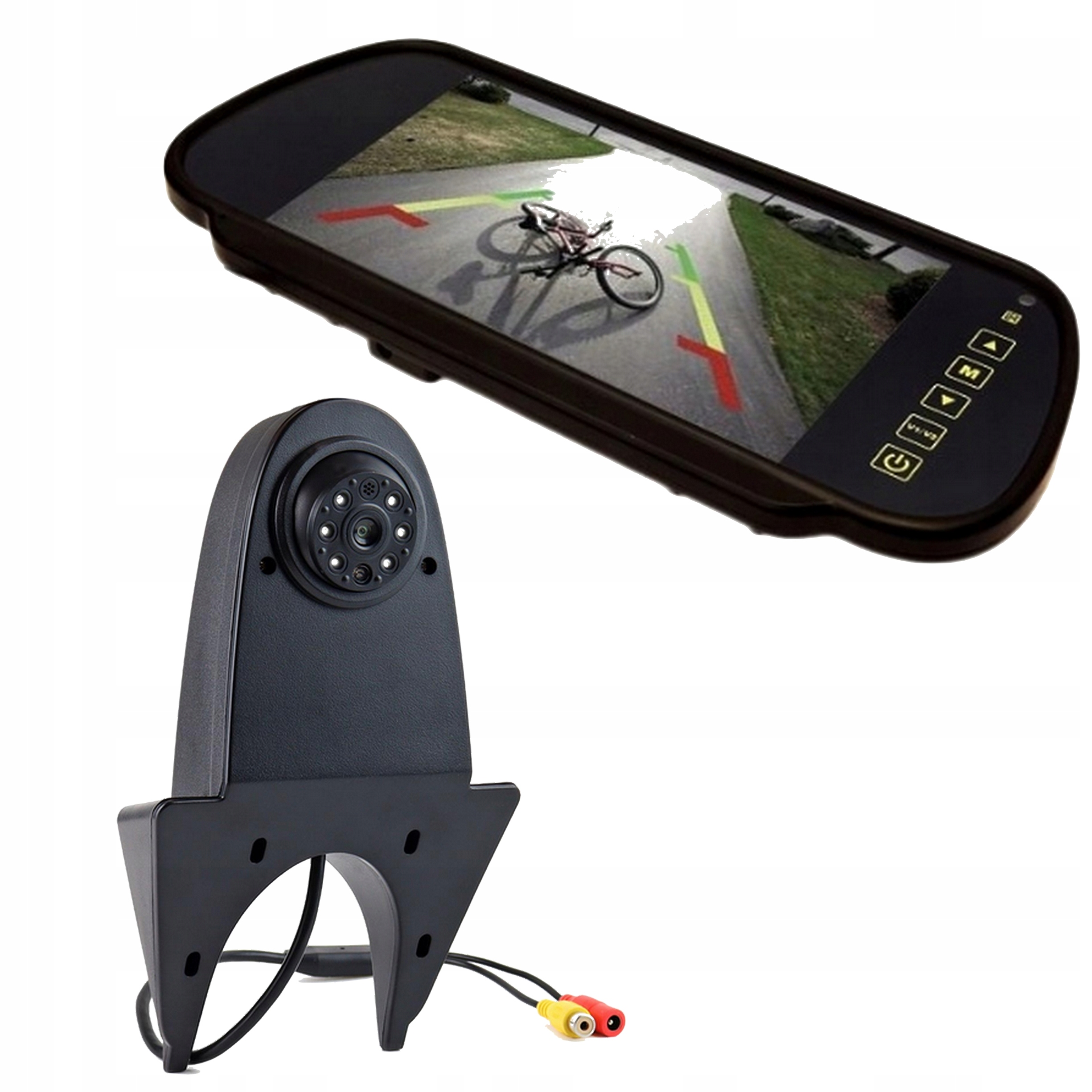 Sada Cúvania Monitor 7" Zrkadlo Cúvacia Kamera Ir Night HD-502