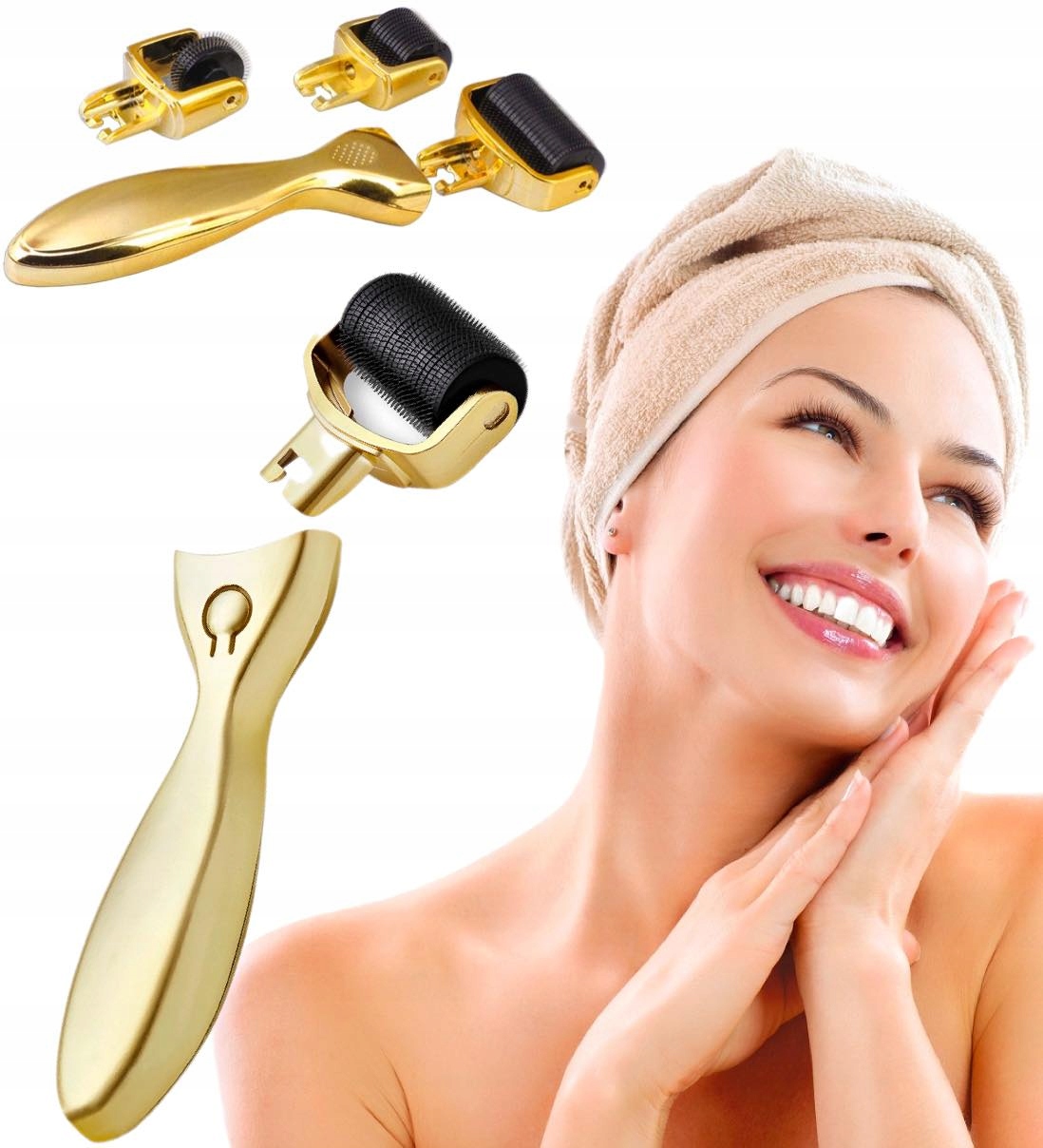 DERMAROLLER ROLLER IGŁOWY LECZENIE CELULITU I ROZSTĘPÓW