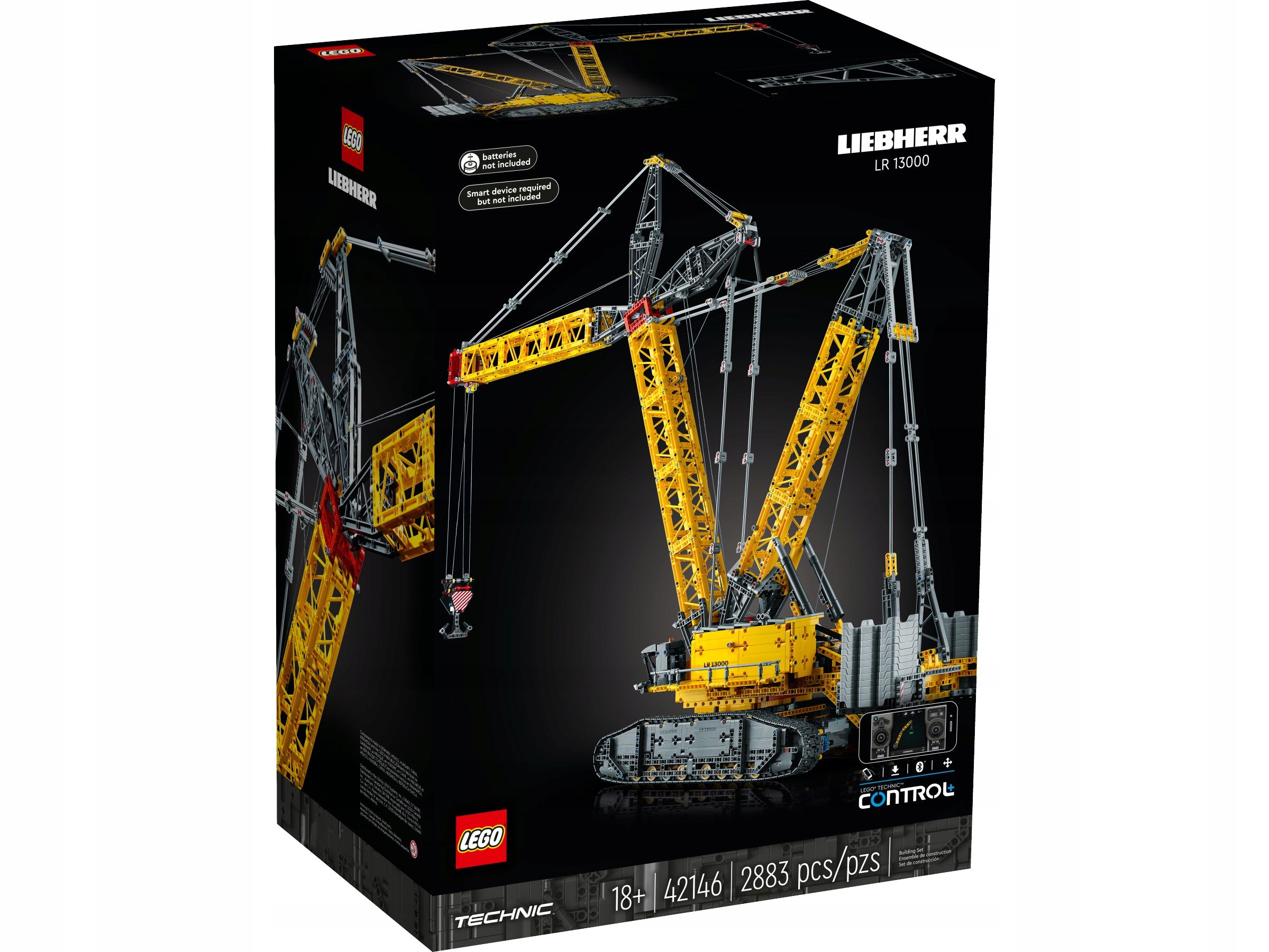 Lego 42146 Technic Żuraw gąsienicowy Liebherr Lr