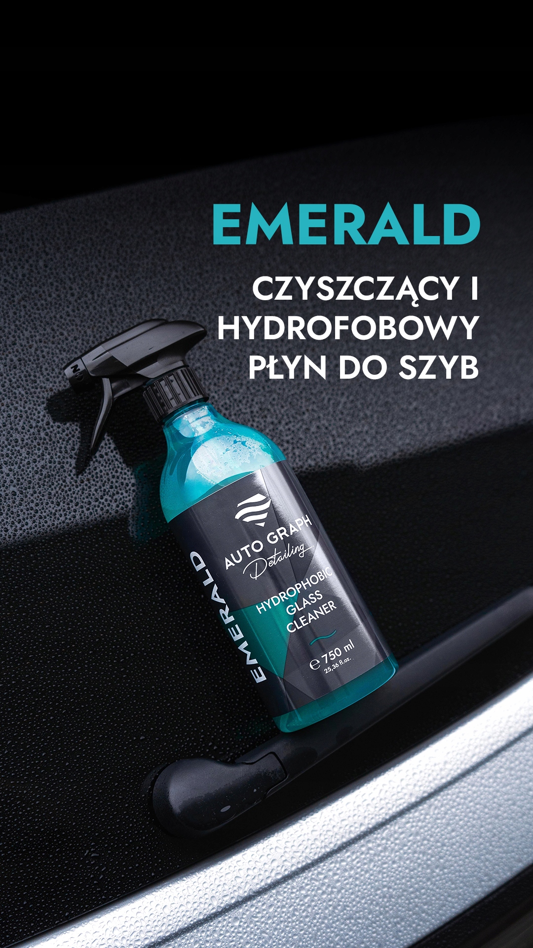 AUTO GRAPH EMERALD 750ML - REWELACYJNY PŁYN DO MYCIA SZYB Producent inny