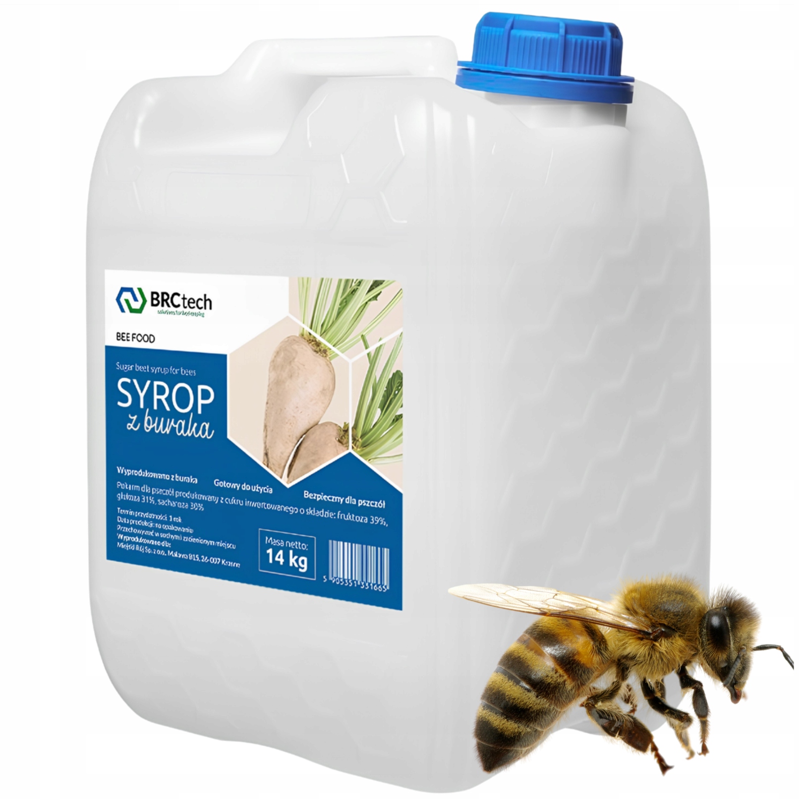 Sirup, krmivo pro včely z Buraka, kanystr 14 kg BRCtech, Včelí Invert