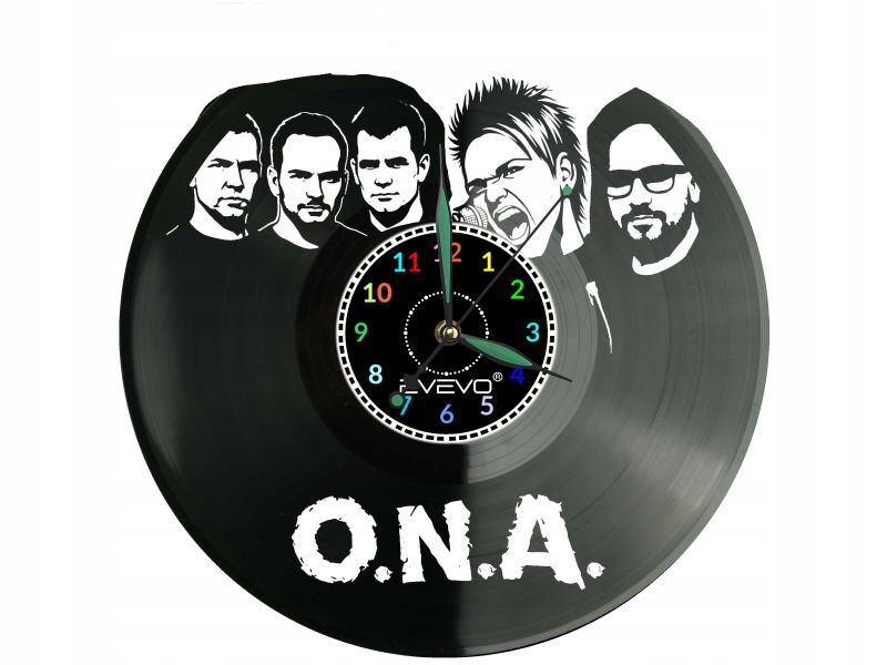 O.n.a. Nástěnné hodiny Vinylová deska Dárek Památka Narozeniny Pro Ni Pro