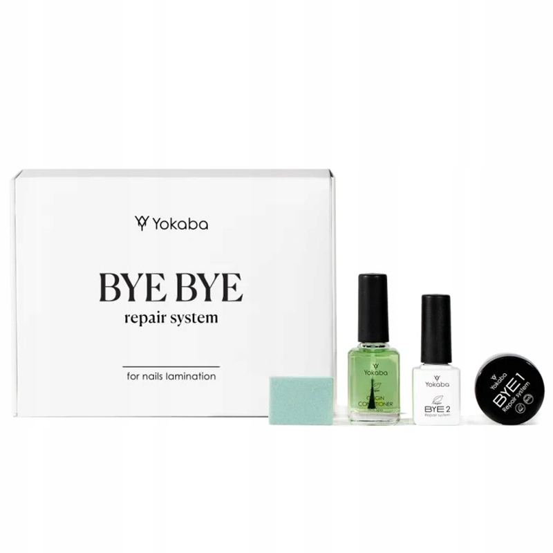 Yokaba Zestaw ByeBye Repair System Odbudowy Paznokci Odżywka Origin