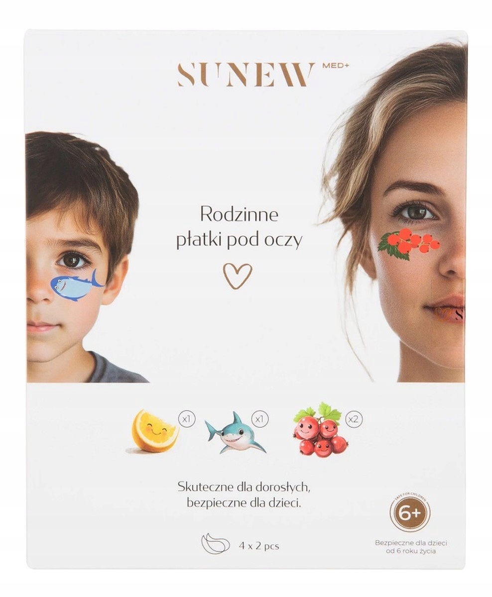 SunewMed+ Family eye patches rodinné náplasti pod oči 4x2ks