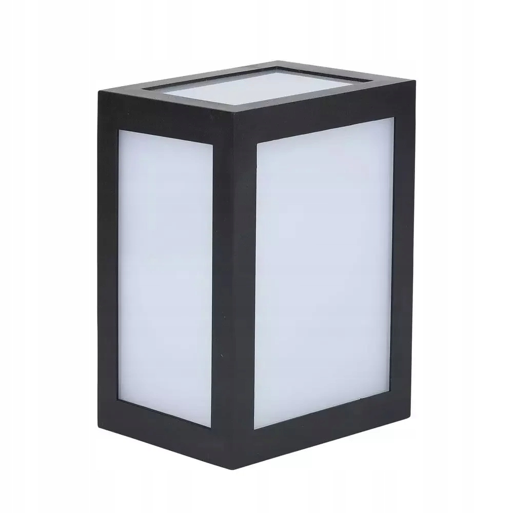 Venkovní nástěnné Led svítidlo obdélníkové, černá bílá barva 3000K IP65 V-tac
