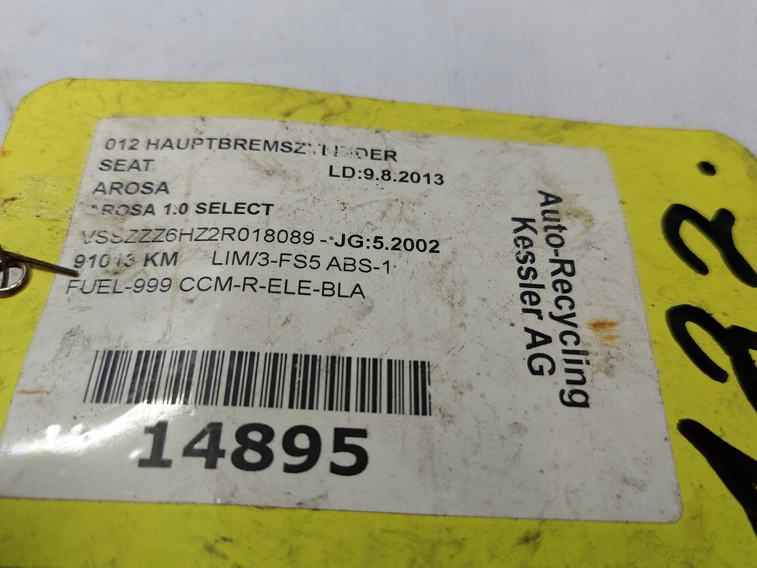 Servofreno SEAT AROSA 1.0 B 2002R 5605