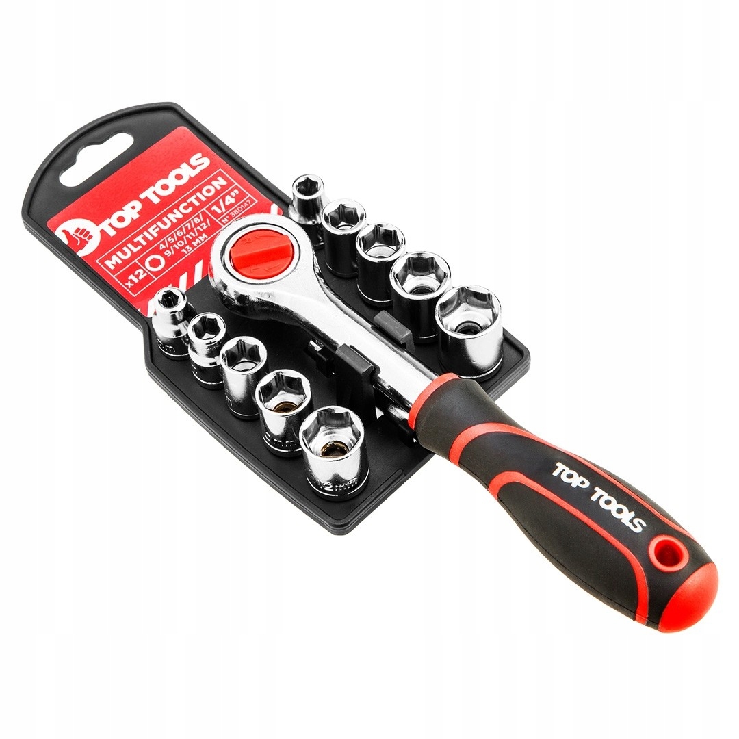 

Klucze Nasadowe 1/4", Zestaw 12 Szt.