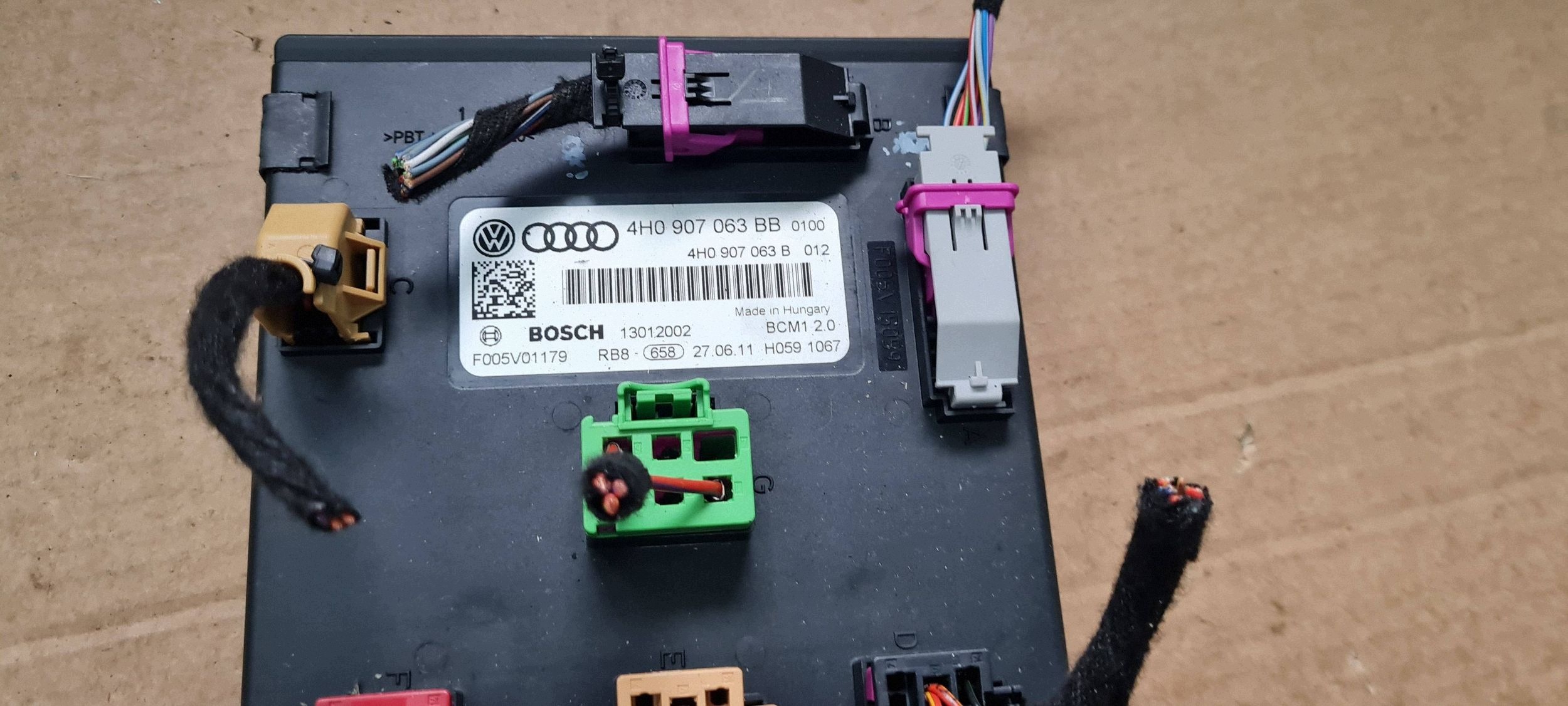 A6 C7 4G module control unit KOMFORTU plugs 4H0907063BB A7 4G