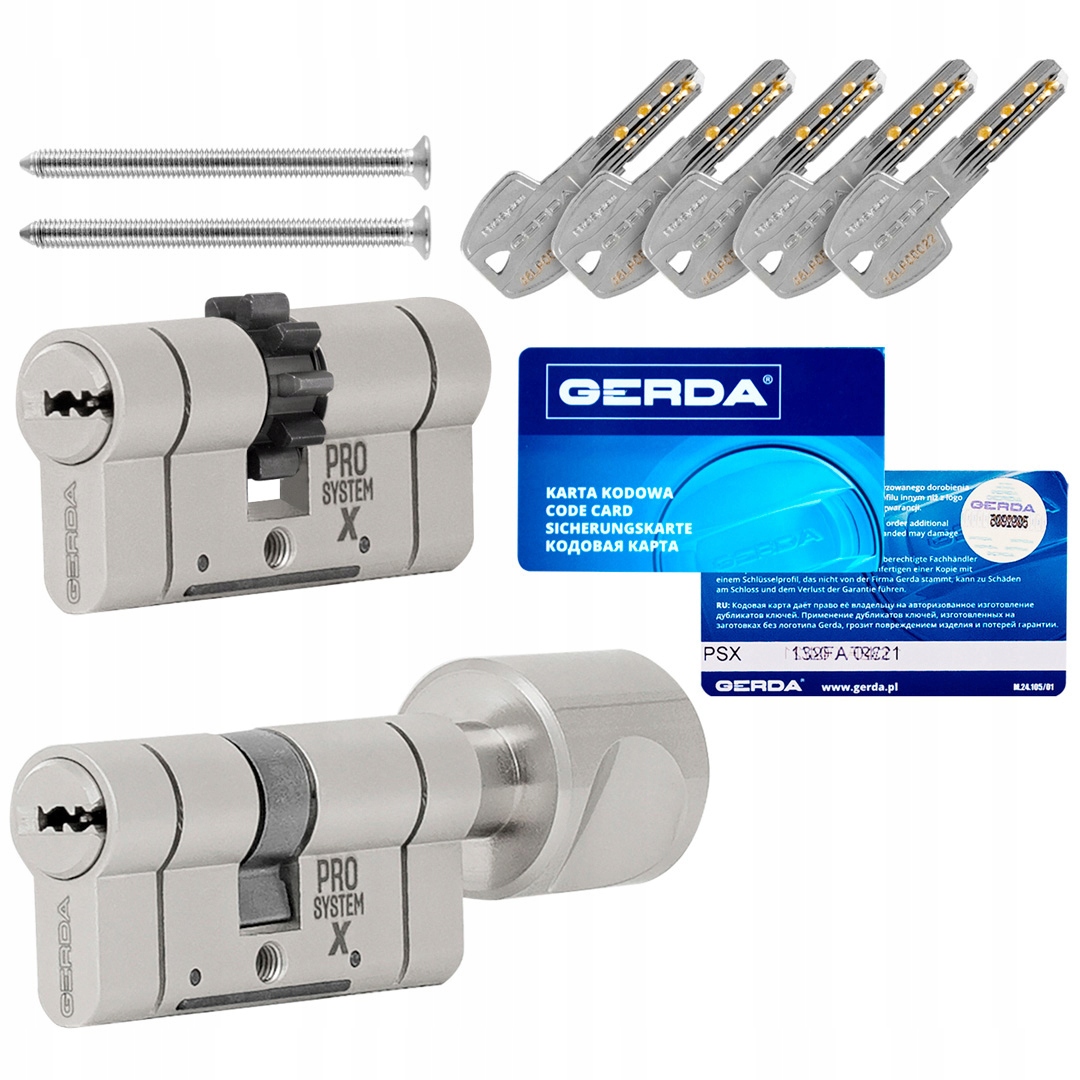 Sada 2 vložiek Gerda Prosystem X Z35/50 G50/35