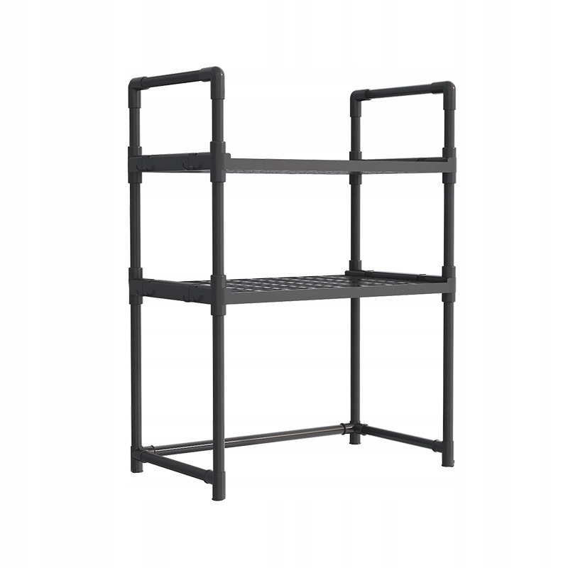 PÓŁKA KUCHENNA pod mikrofalówkę SZAFKA ORGANIZER CZARNA 3poziomy 48cm REGAŁ EAN (GTIN) 5906196242772