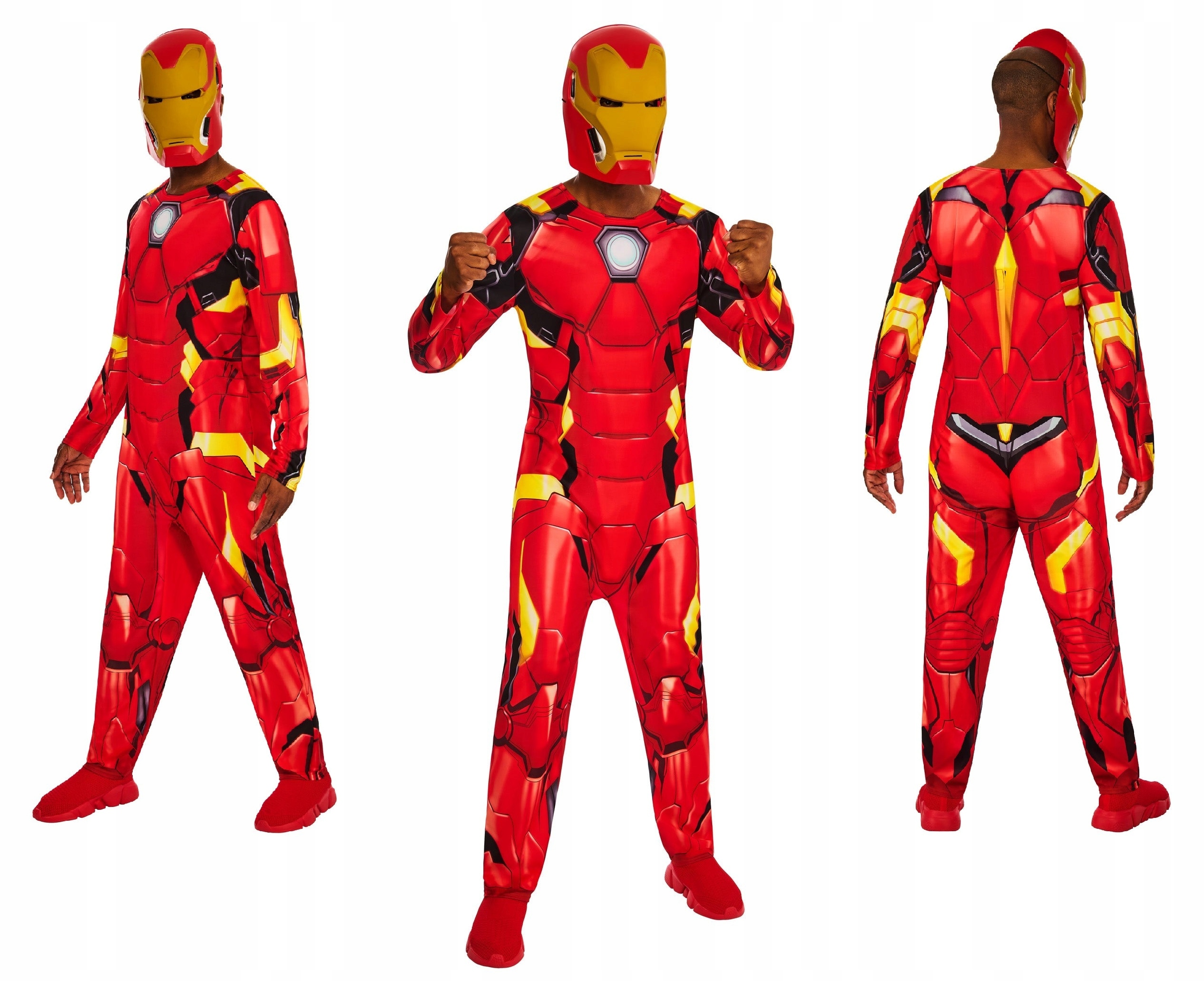 Kostým Iron Man IronMan s maskou Iron-Man Tony Stark Marvel Originální vel. L