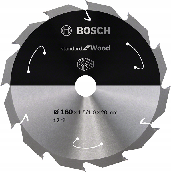 Bosch Pila Standard Wood Accu 160x20x12z