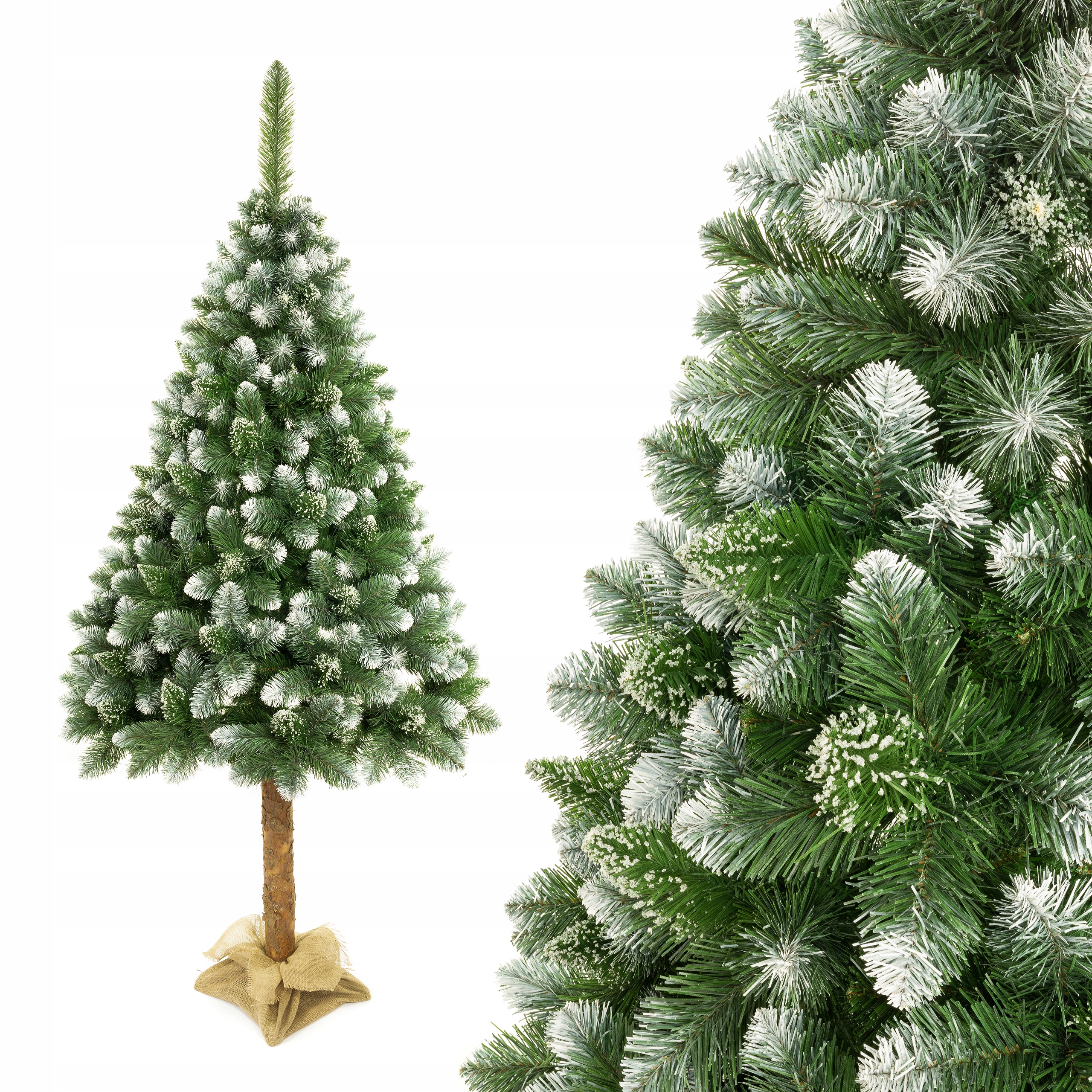 CHOINKA SZTUCZNA SOSNA DIAMENTOWA NA PNIU 220cm Marka ELMA