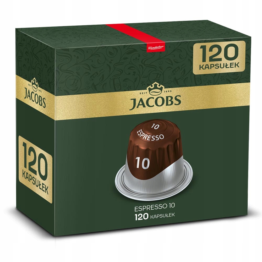 Kapsułki Jacobs Espresso 10 do Nespresso(r)*, 10+2 [120 kaw]