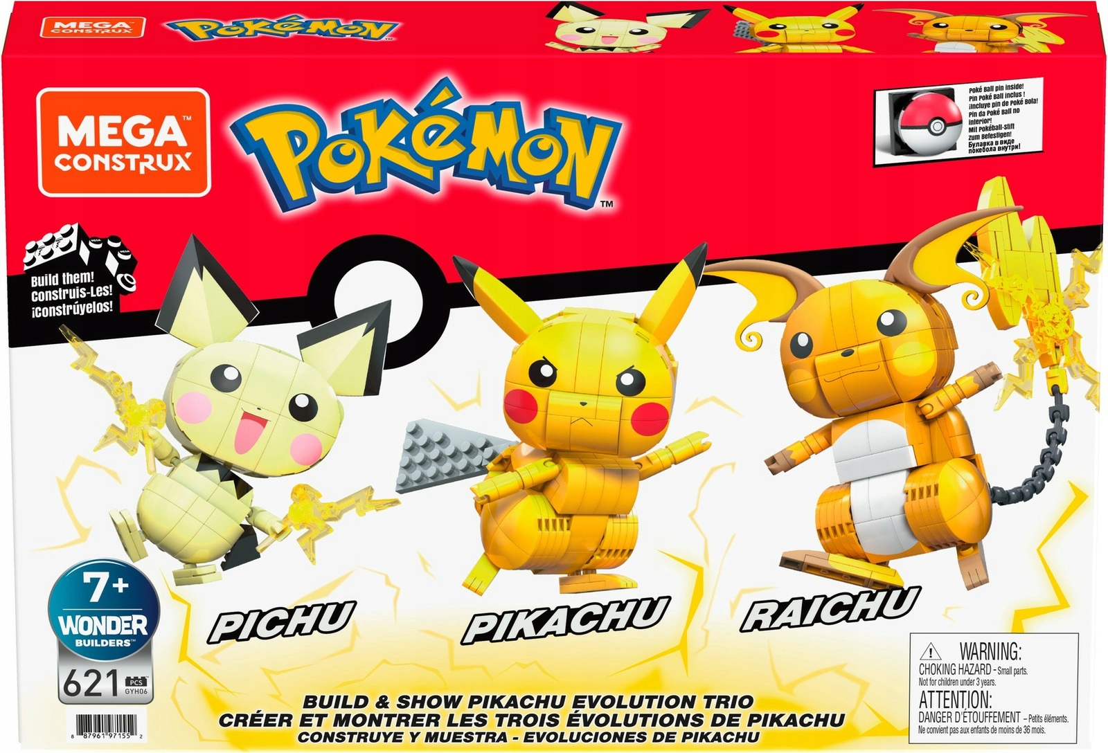 Pokemon Pikachu 3w1 (GYH06)