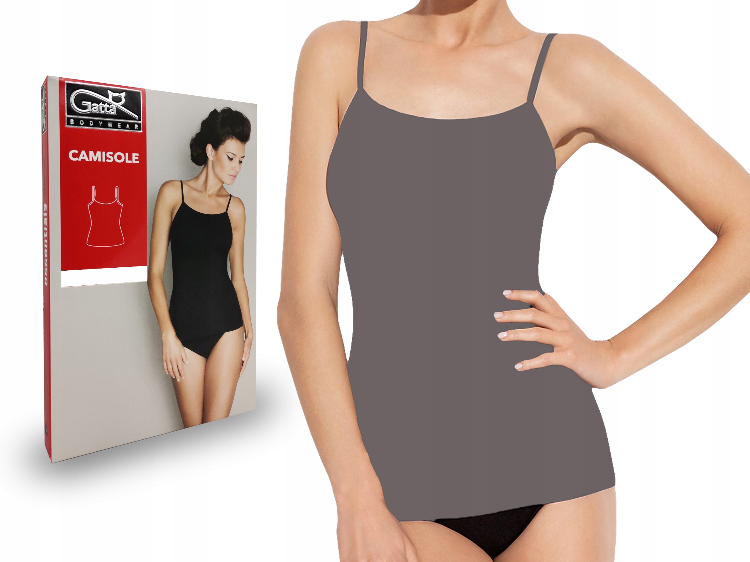 

Koszulka na ramiączkach Gatta Camisole, grigio, L
