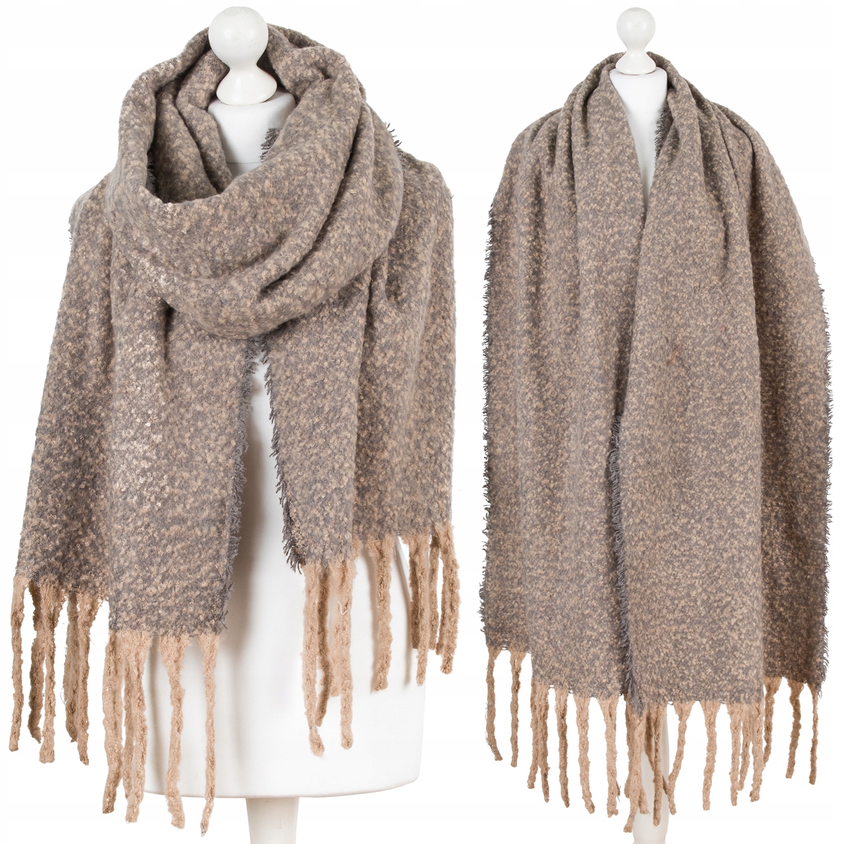 

Gruby Szalik Klasyczny Ciepły Szal Chusta