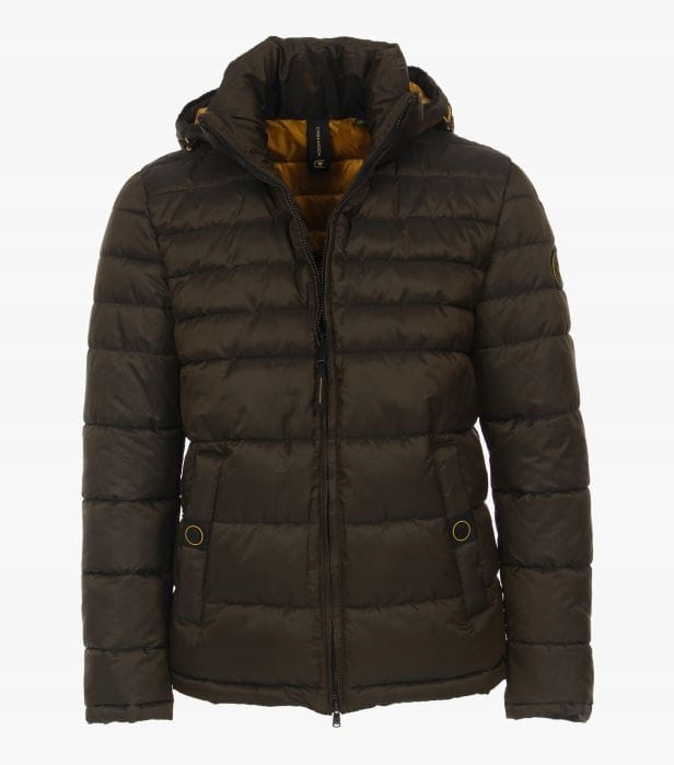 Casamoda Velká péřová bunda Khaki (Velikost: 3XL)