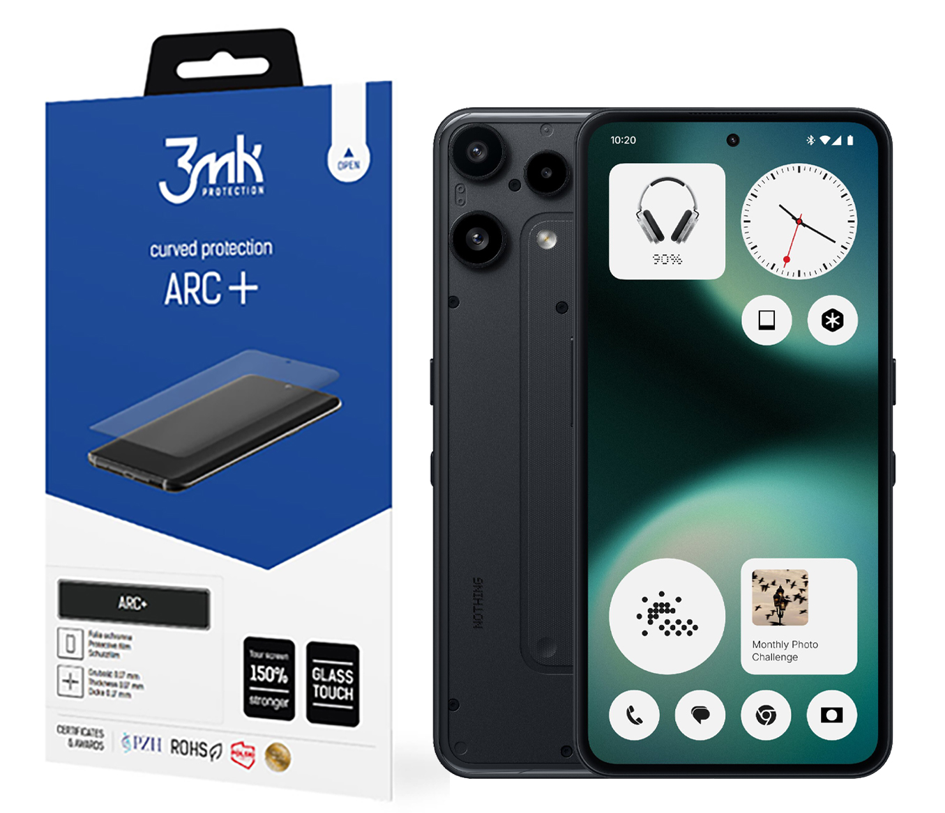 Ochranná fólia Arc+ 3MK pre Nothing Phone 3a Lite Fólia na celú obrazovku