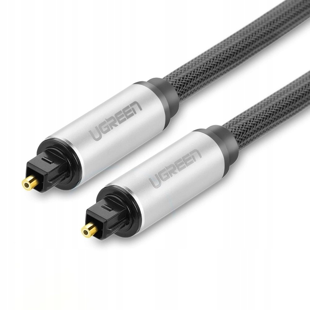 Kabel Ugreen AV108 10541 optyczny Toslink/SPDIF 3m szary