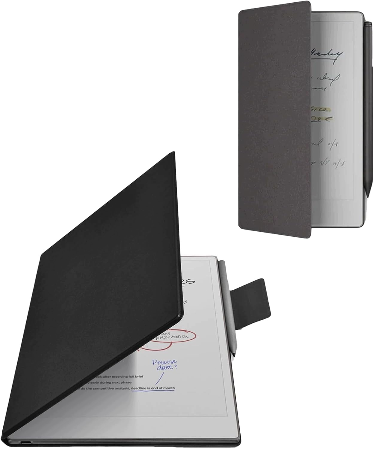 Pouzdro pro ReMarkable Paper Pro Move 7,3", černé, s úchytem, Černé