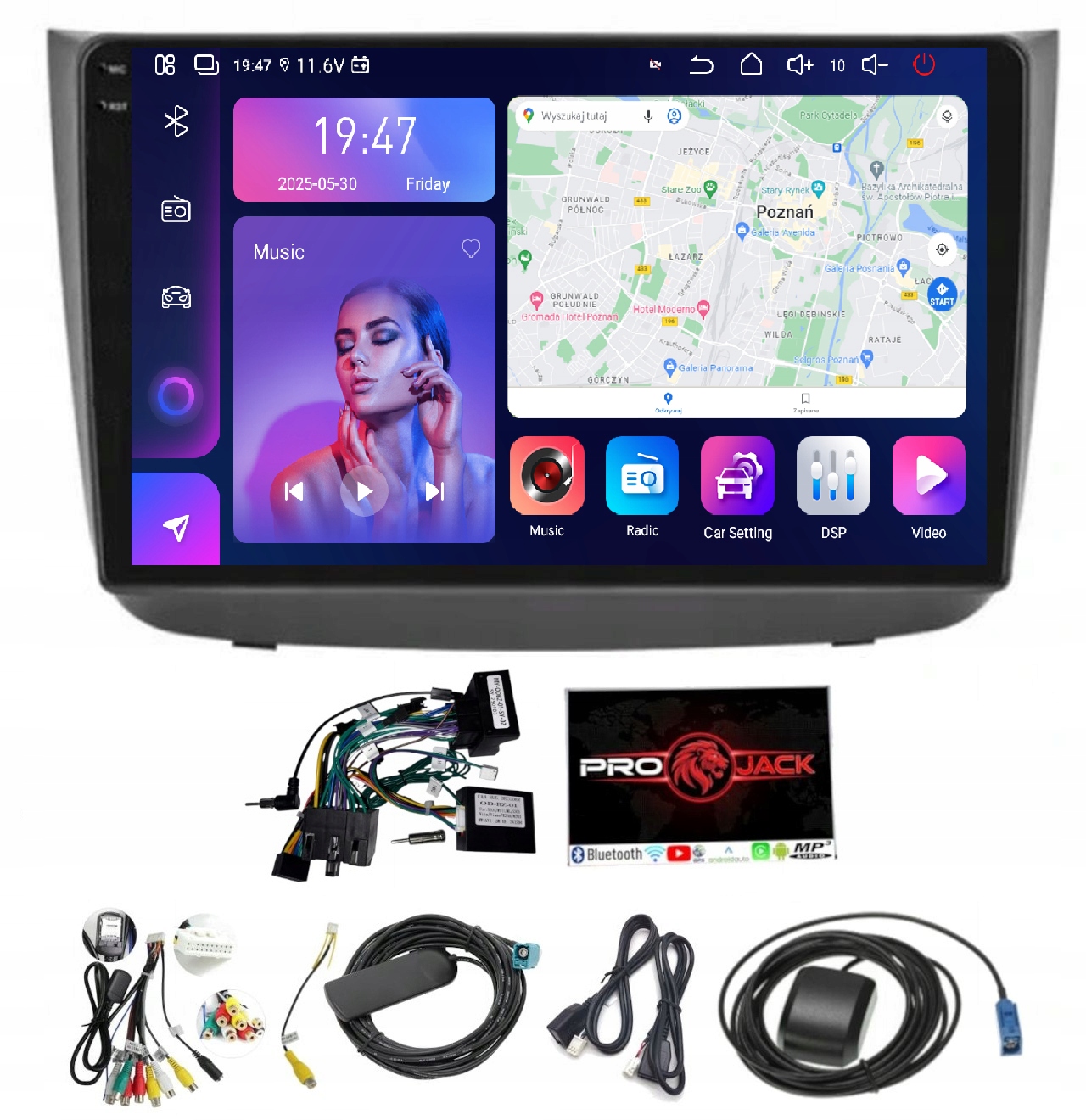 Rádio Gps Android Mercedes Vito 10-15 Viano 2004-2011 Carplay 8/256GB Sim