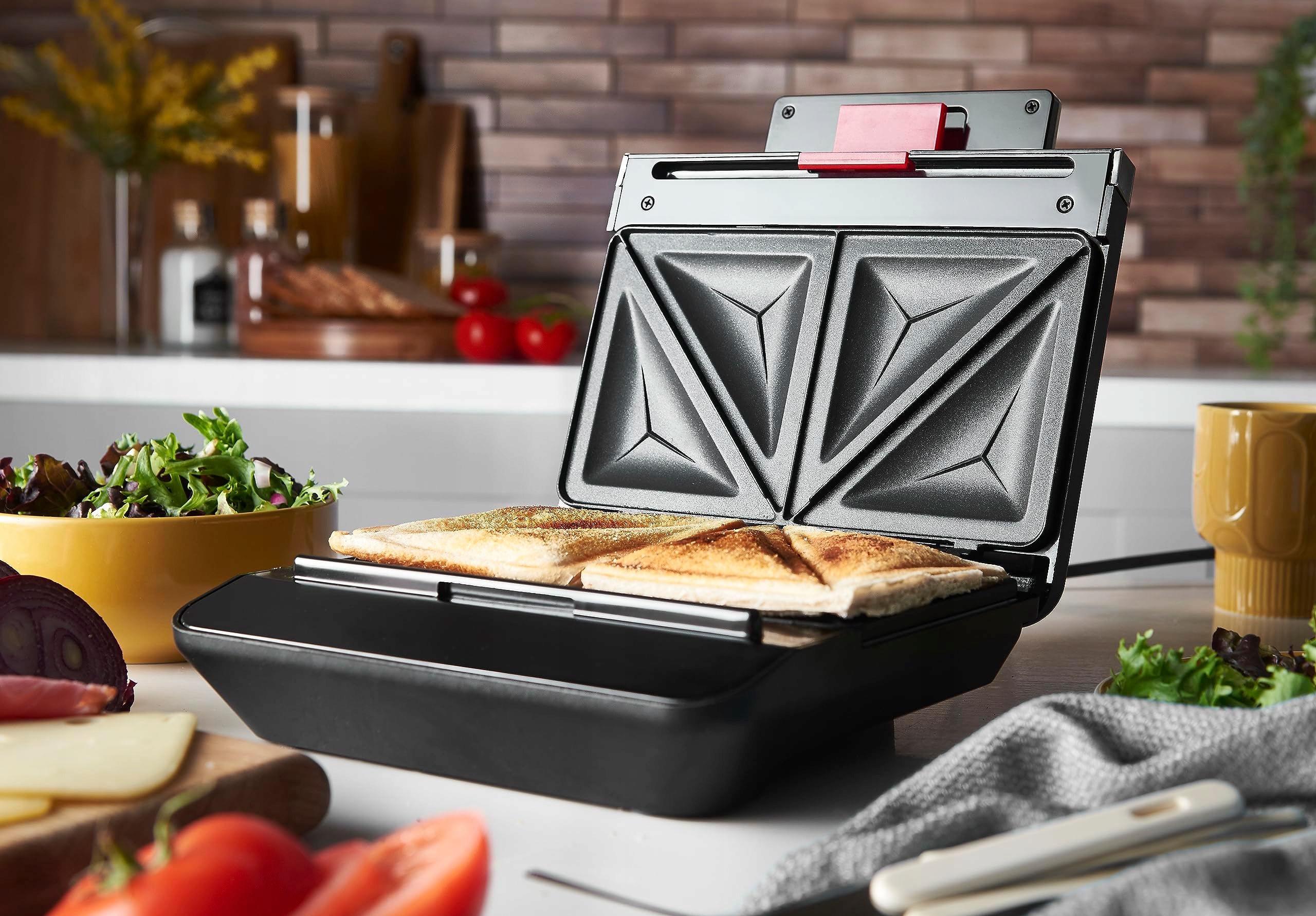 RUSSELL HOBBS Opiekacz Do Kanapek Antyadhezyjne Płyty Łatwe Czyszczenie — miniatura 3
