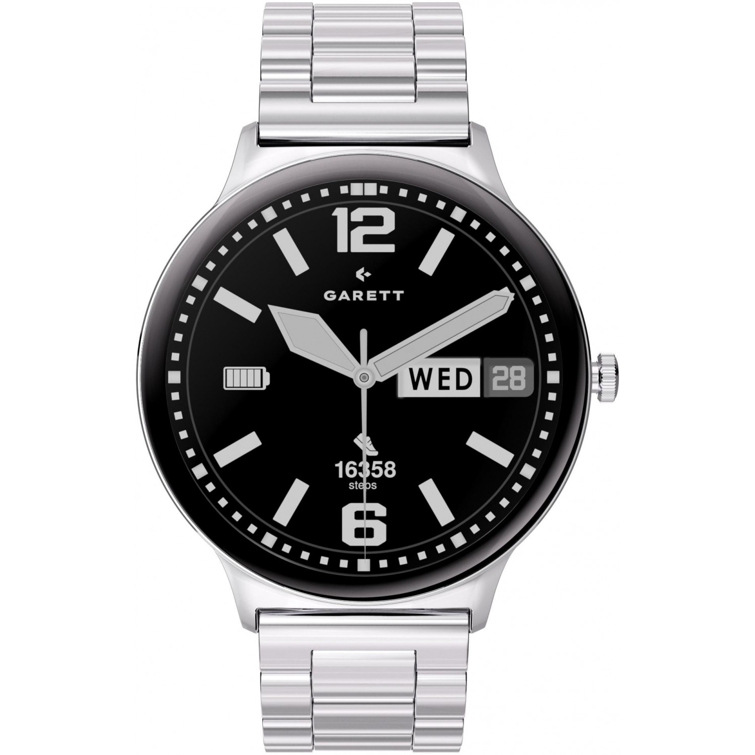 Pánske inteligentné hodinky Garett 5904238487563 strieborné