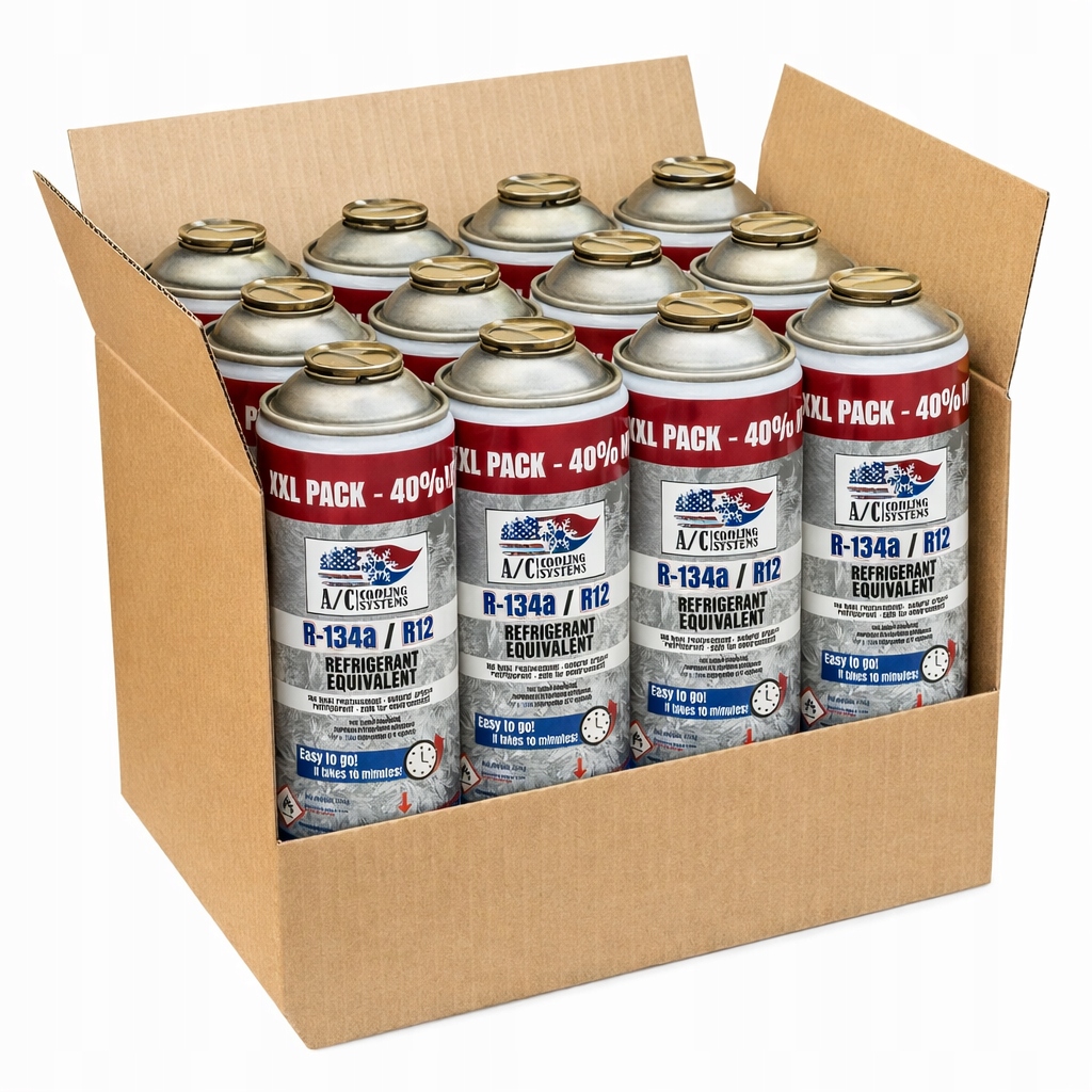 12 x Plyn do klimatizácie R134a 235 g XL
