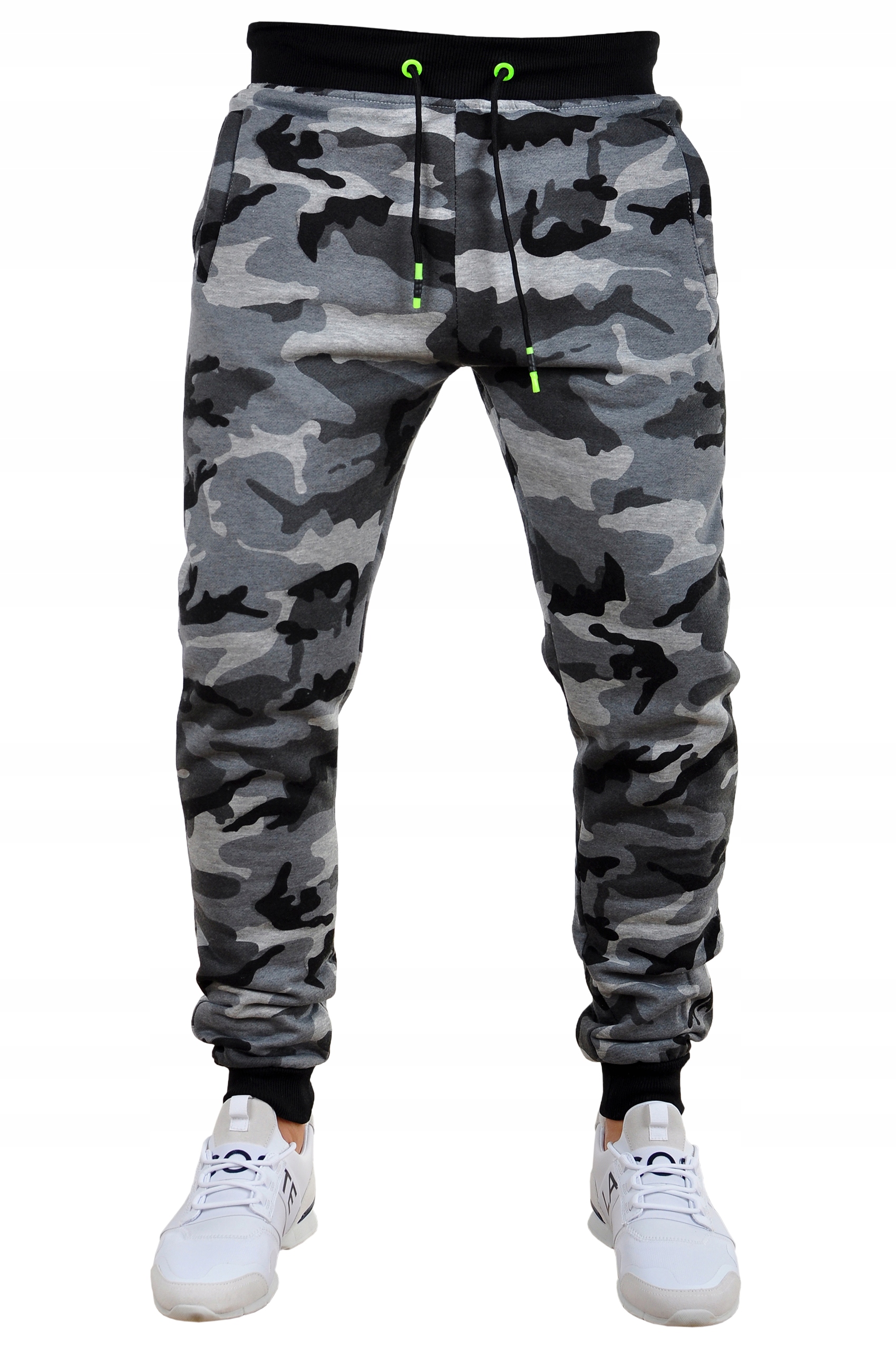 KZ15 r. 4XL MĘSKIE SPODNIE DRESOWE JOGGERY GŁADKIE Materiał dominujący bawełna