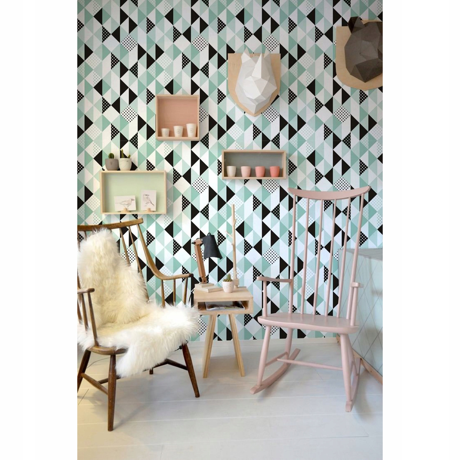 

Tapeta flizelina Abstrakcyjny wzór 104x70 + klej