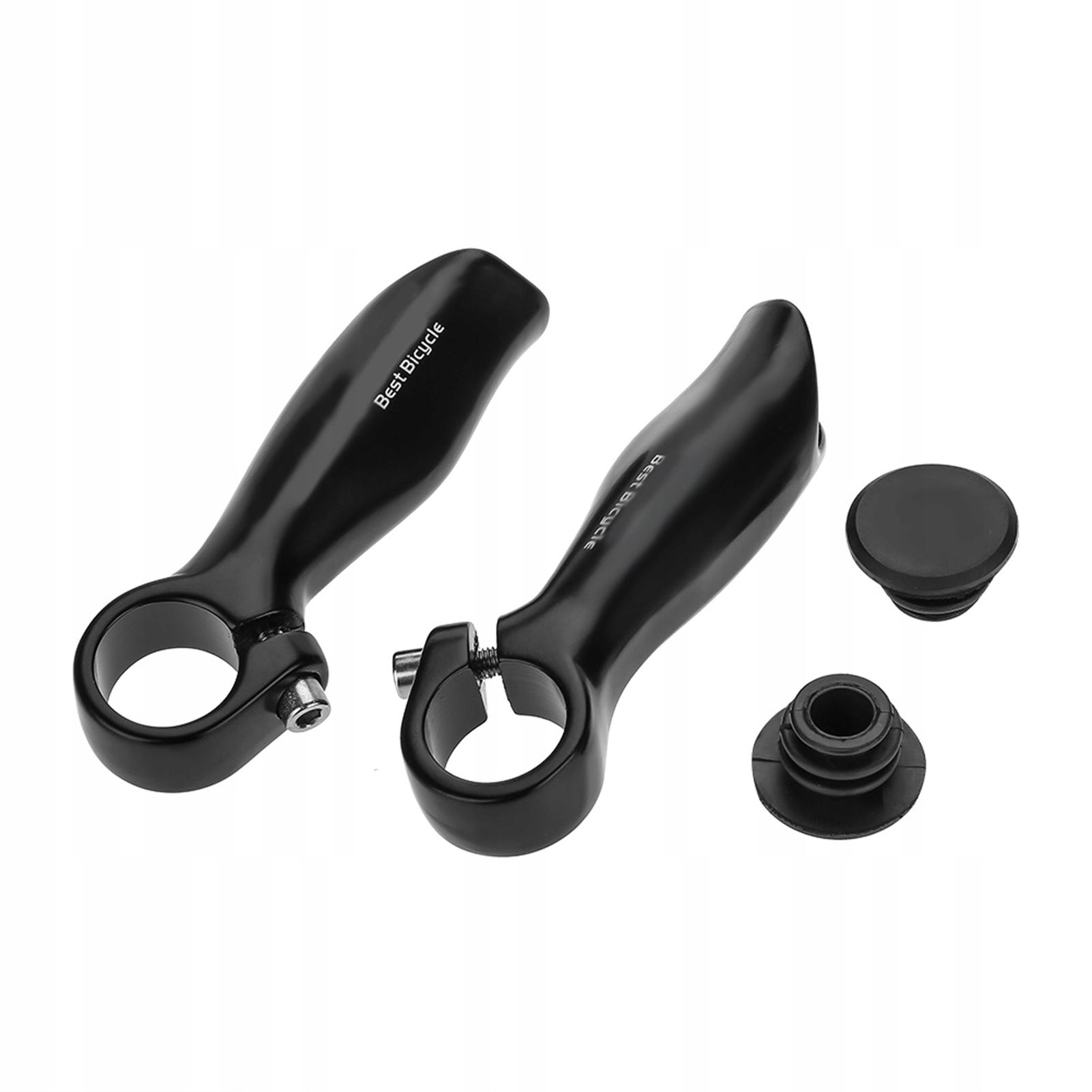 2x Rogi Do Kierownicy Rowerowe Uchwyty Wsporniki Stop Aluminium 110 MM