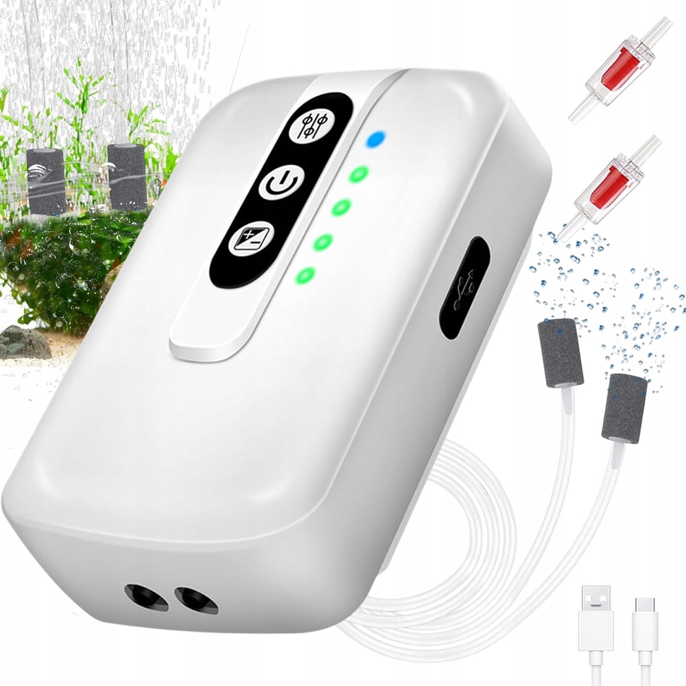 Levně Pumpa Do Akvária 3 L/min, 2 Režimy Provozu S Gumovými Podložkami