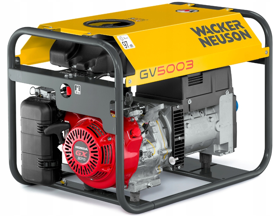 Agregat Prądotwórczy Trójfazowy Wacker Neuson GV5003A Mocny Niezawodny