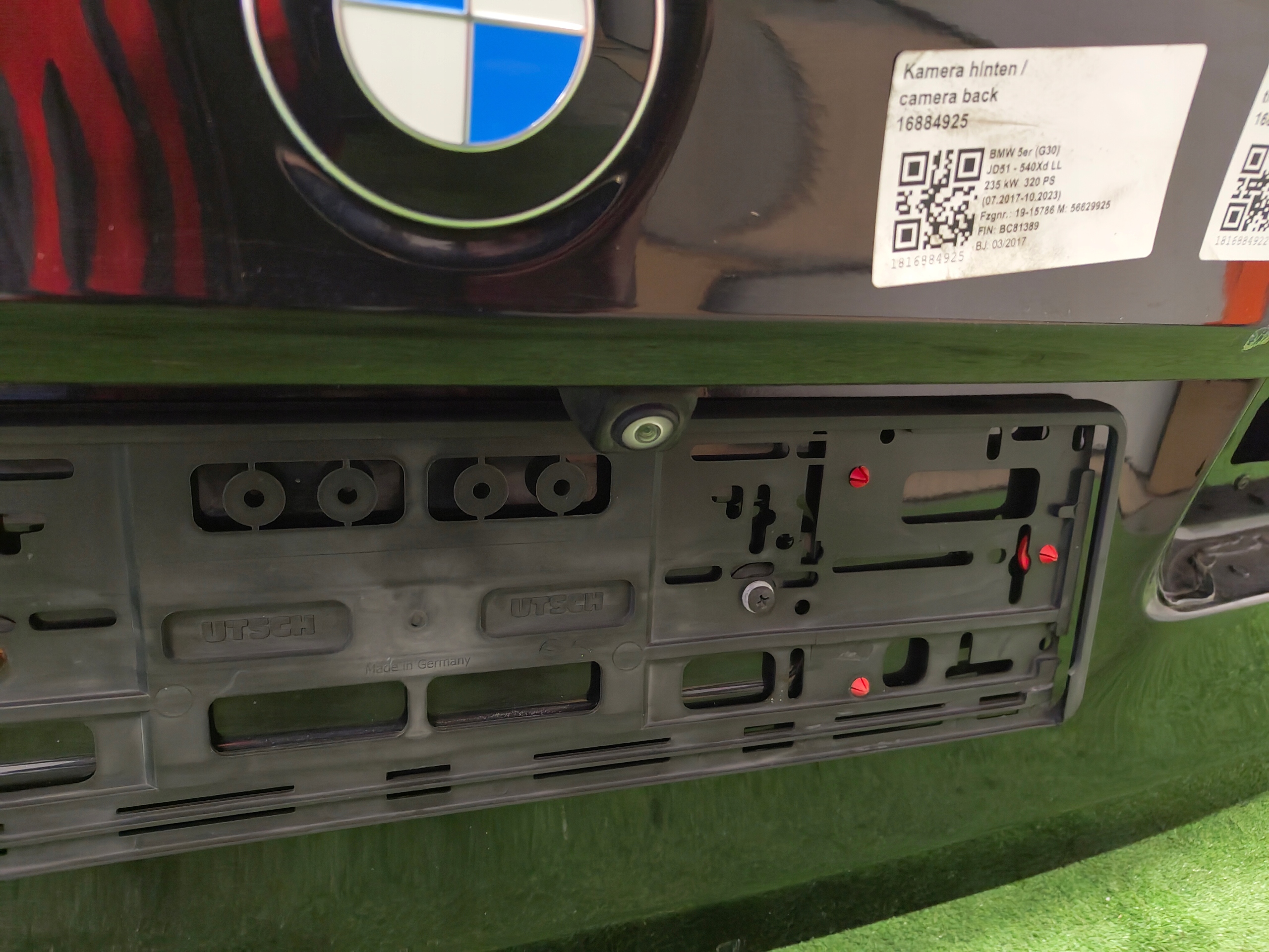 BMW 5 G30 boot door boot 475 KAMERA ELEKTRYKA