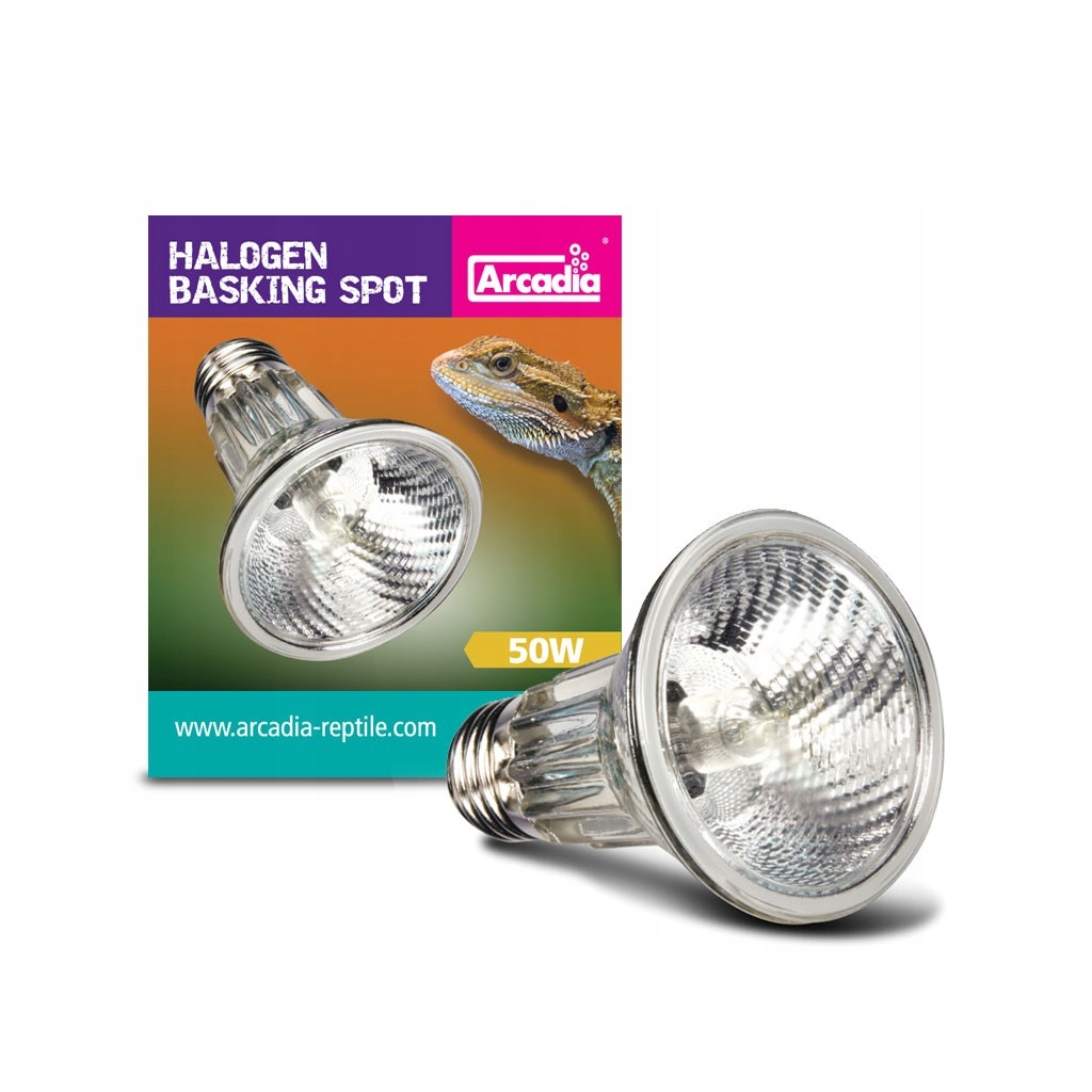 Levně Arcadia Halogen Basking Spot 50W – topná žárovka do terária