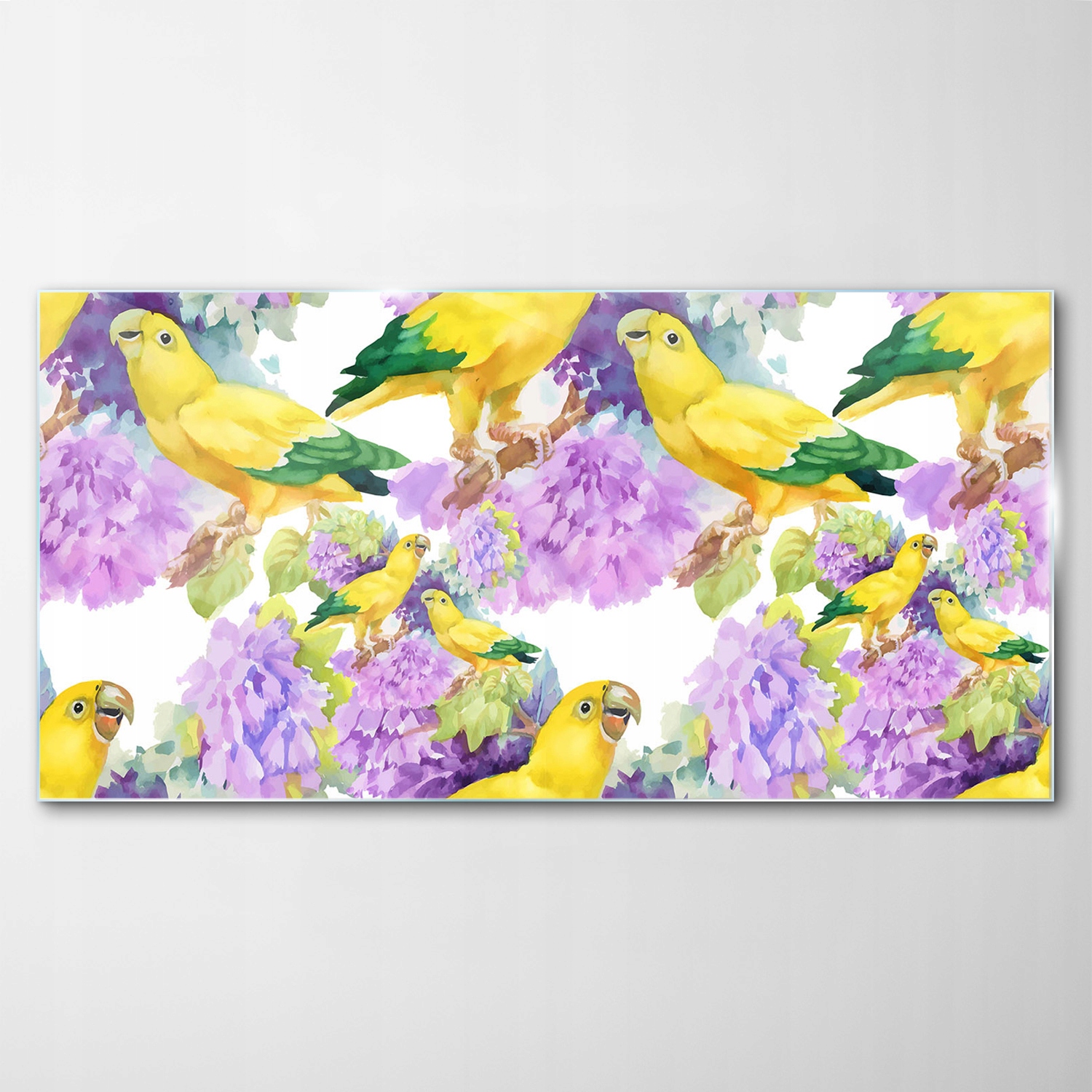 Obraz na skle Dekor Vtáky Zvieratá Papagáj 140x70