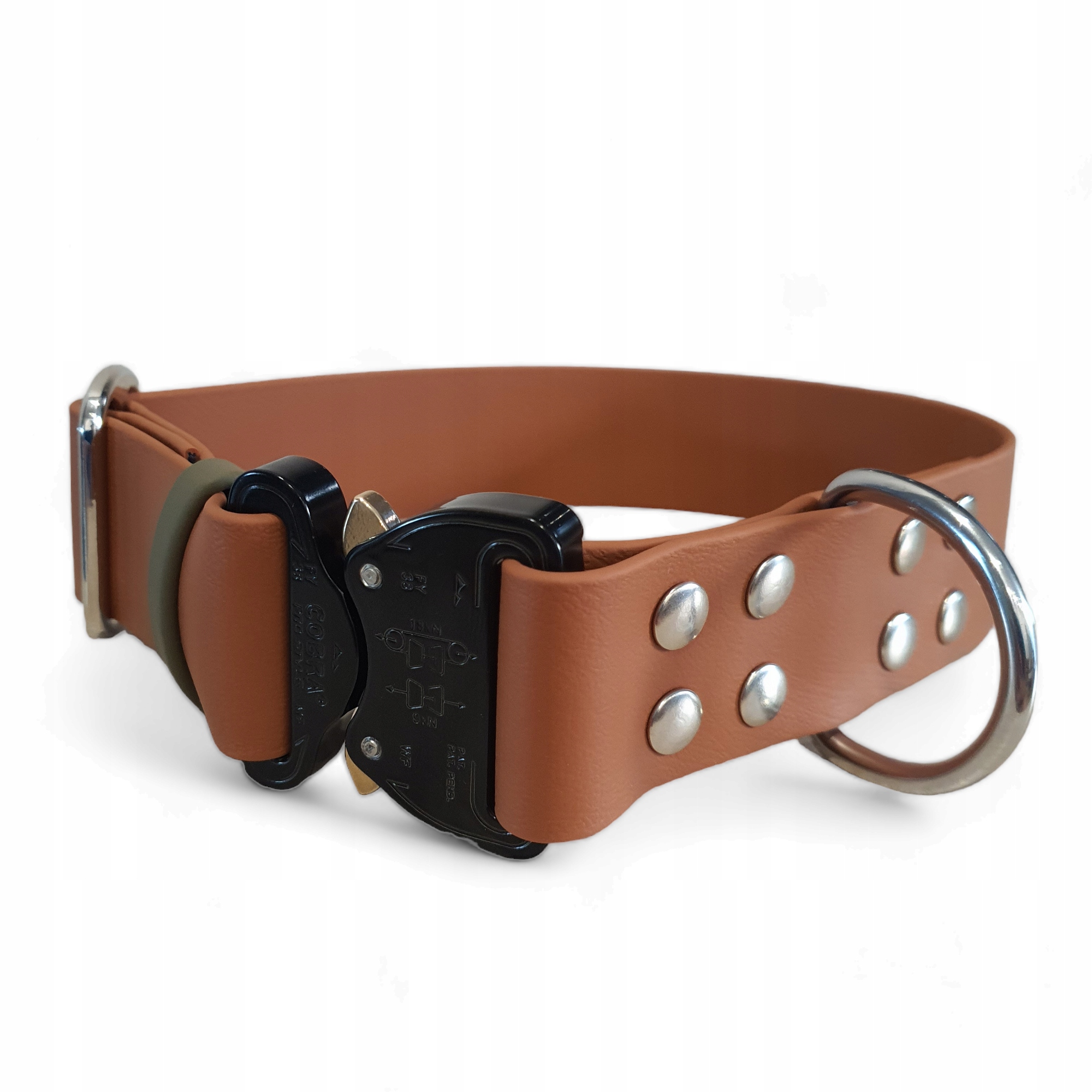 Obroża dla psa z klamrą Cobra rozm M (25 40 cm) Biothane 38 mm