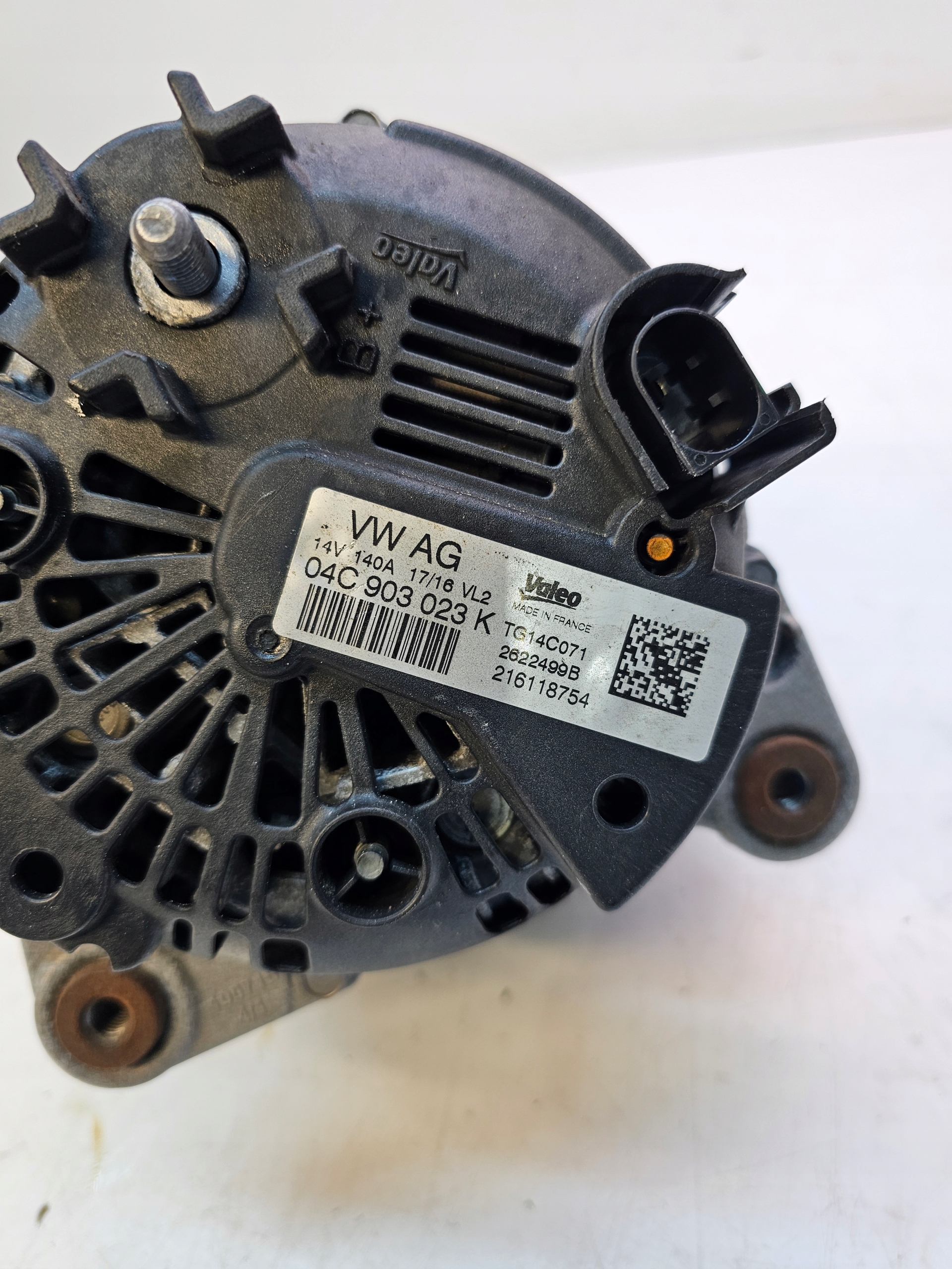 ALTERNATOR AUDI A3 8V VW 1.4 TFSI 140A 04C903023K