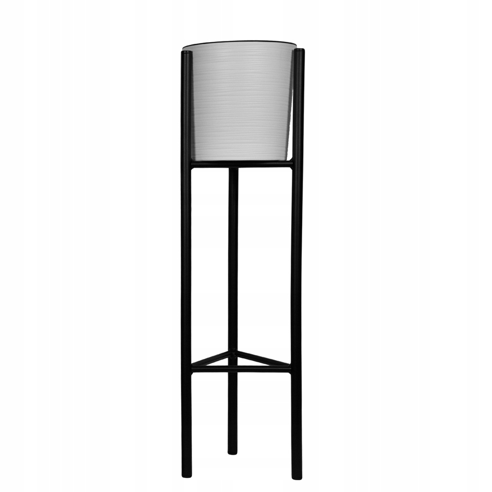 Kwietnik stojacy metalowy z doniczka loft 72 cm