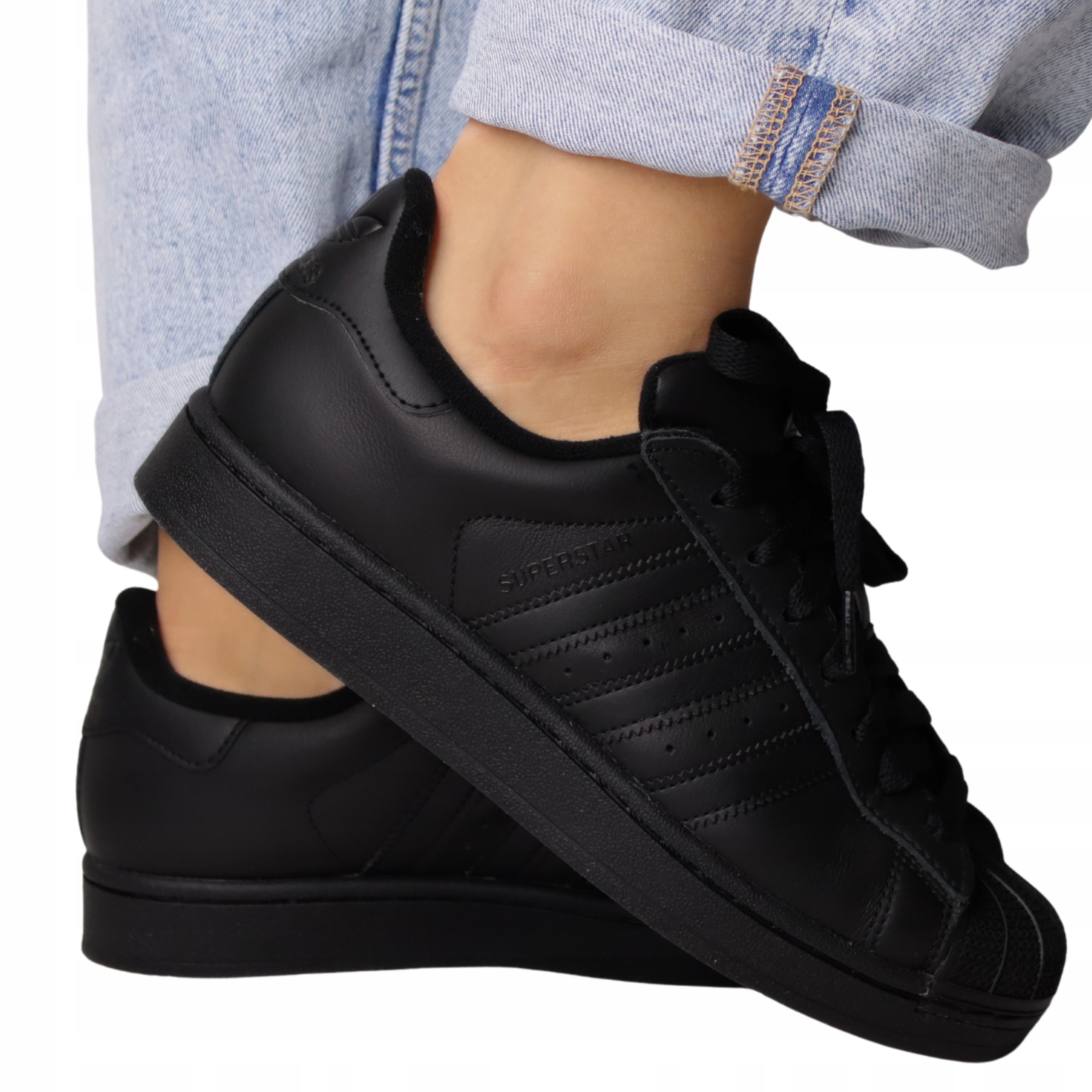SPORTovní boty Adidas Superstar II Černé Pohodlné JI0081 vel. 41 1/3