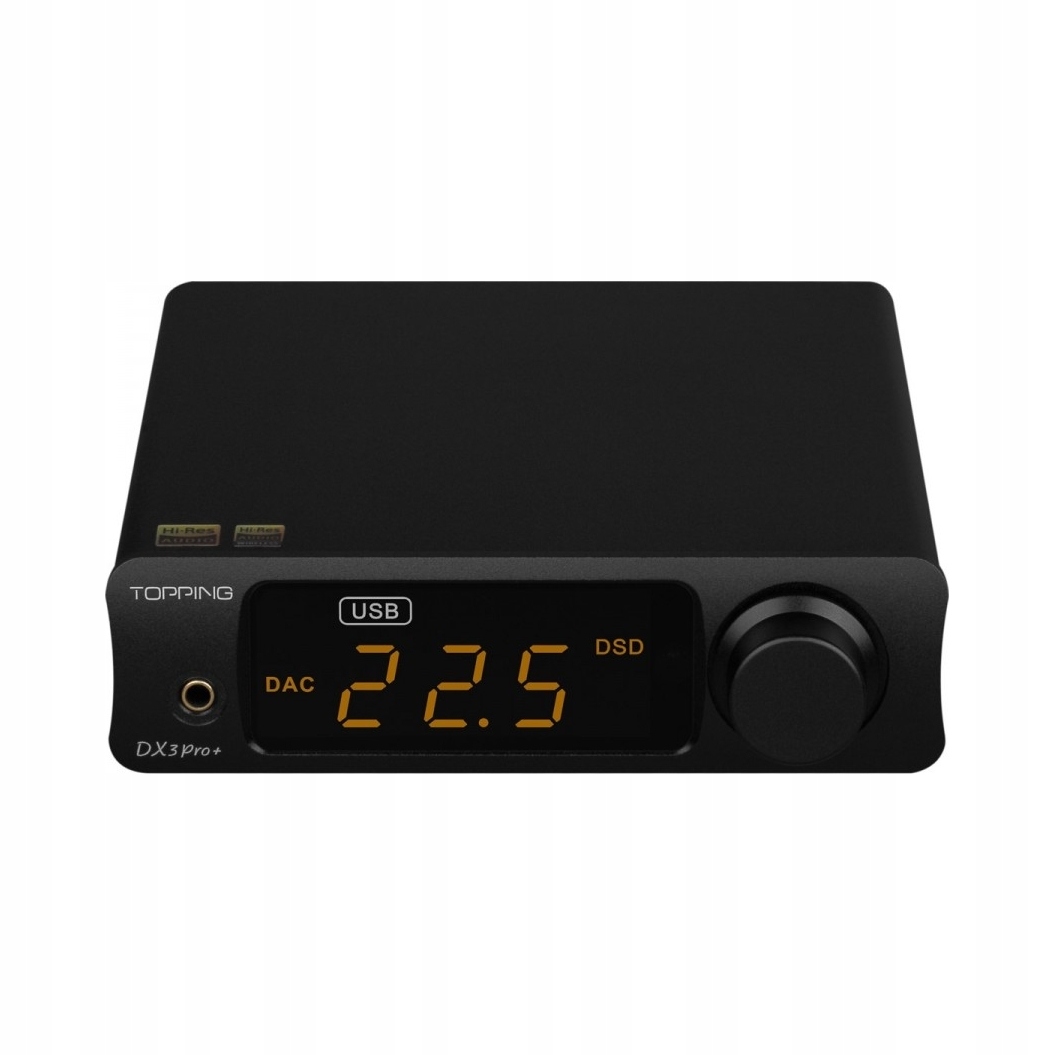WZMACNIACZ SŁUCHAWKOWY Z USB DAC BLUETOOTH TOPPING DX3 PRO+ CZARNY